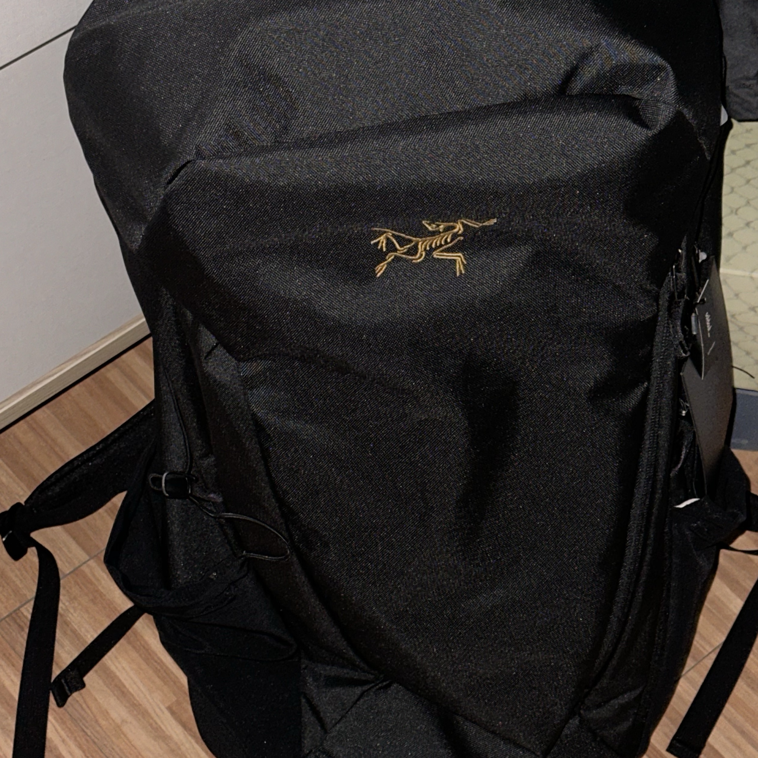 Arc'teryx Mantis 30 Backpack Black 착용 스타일