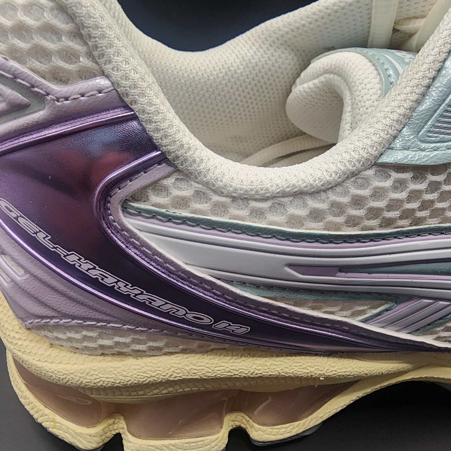 Asics Gel-Kayano 14 Cream Dusk Violet 착용 스타일 - 10