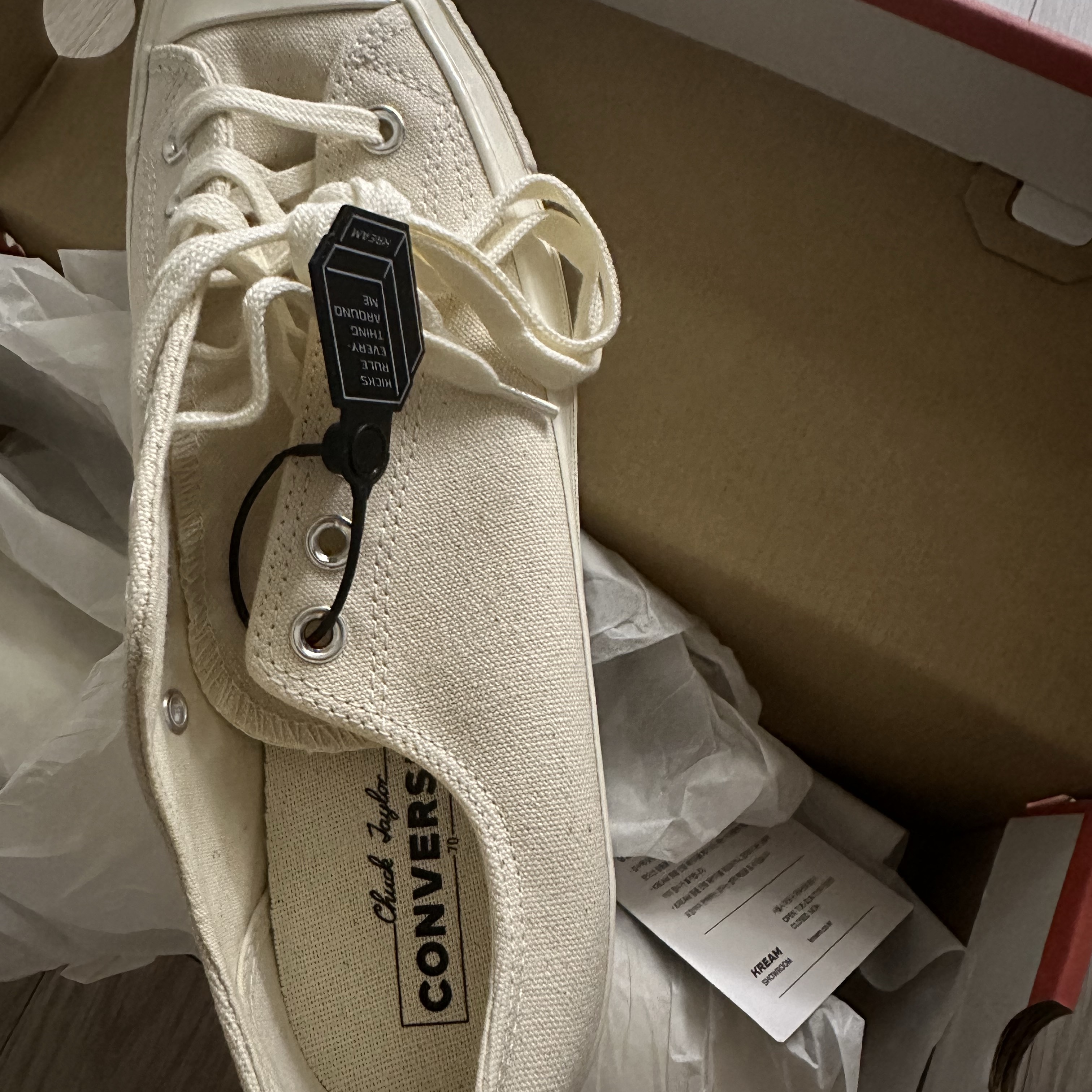 Converse Chuck 70 Ox Vintage Canvas Natural 착용 스타일