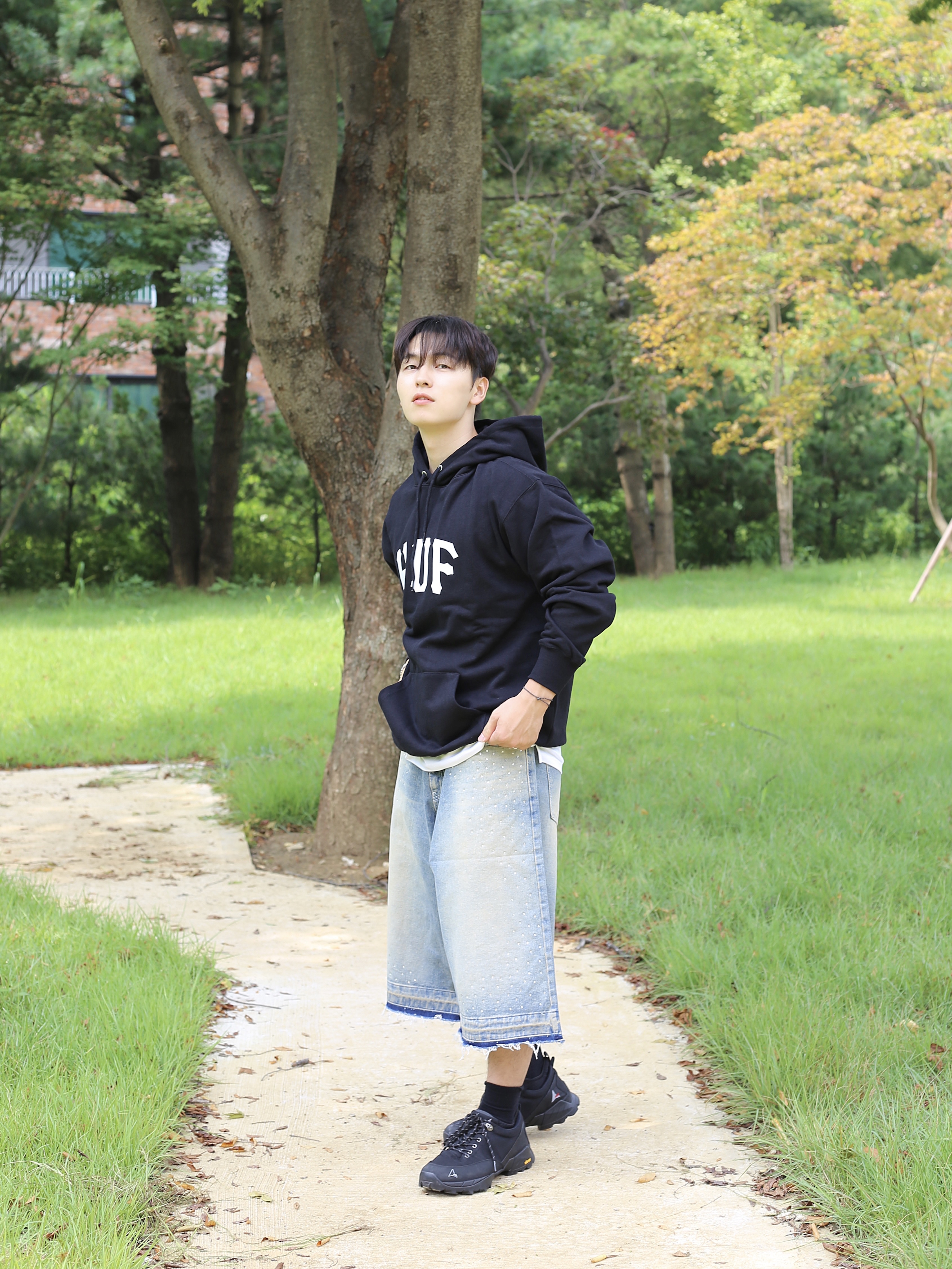 Roa Hiking Neal Black 착용 스타일 - 2