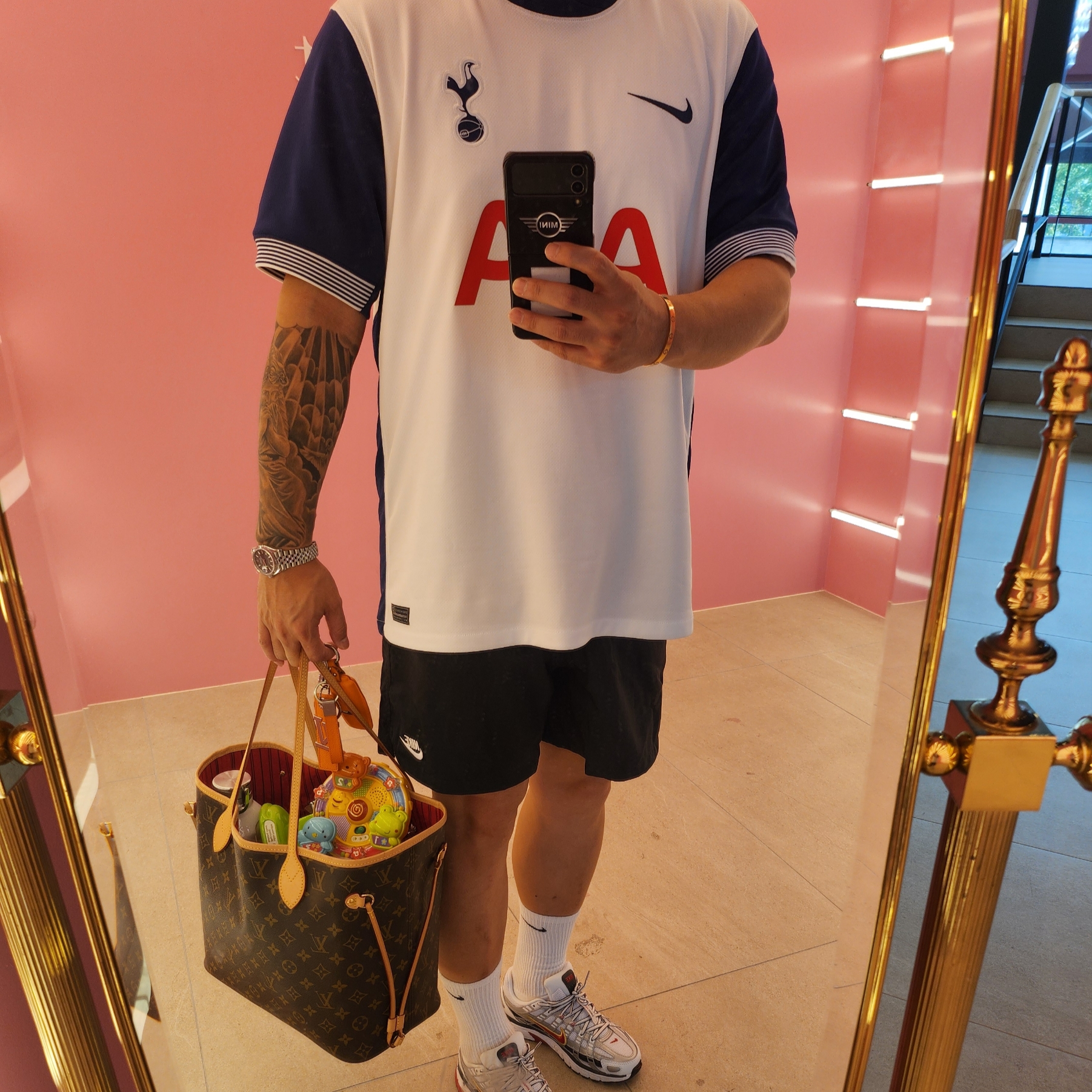 Nike Tottenham Hotspur 2024/25 Dri-Fit Stadium Home Jersey White (Non Marking Ver.), Rolex Datejust 36mm 126200 Mint Green Oyster 착용 스타일 - 1
