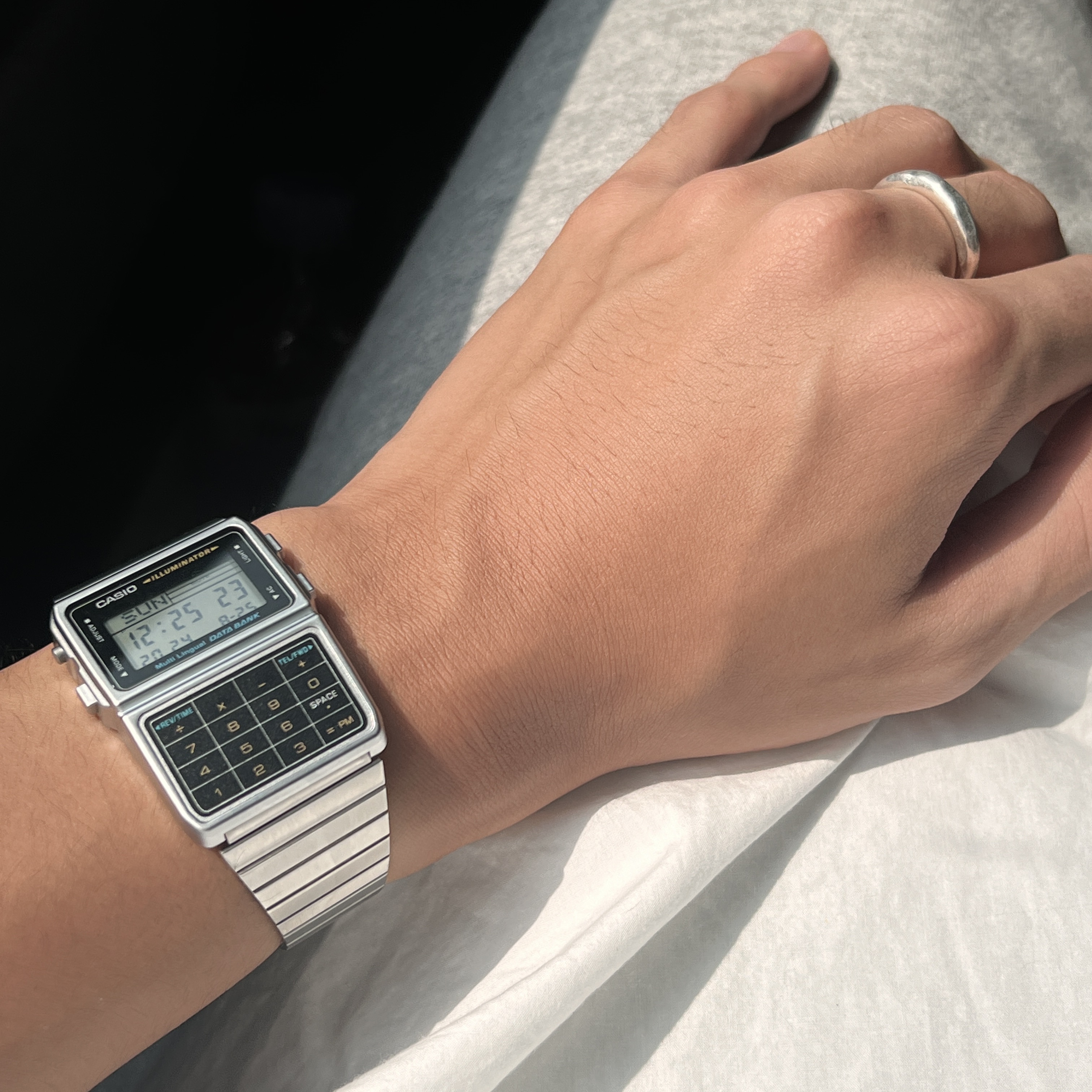 Casio DBC-611-1DF, Quarqor #3106 Ring 착용 스타일 - 2