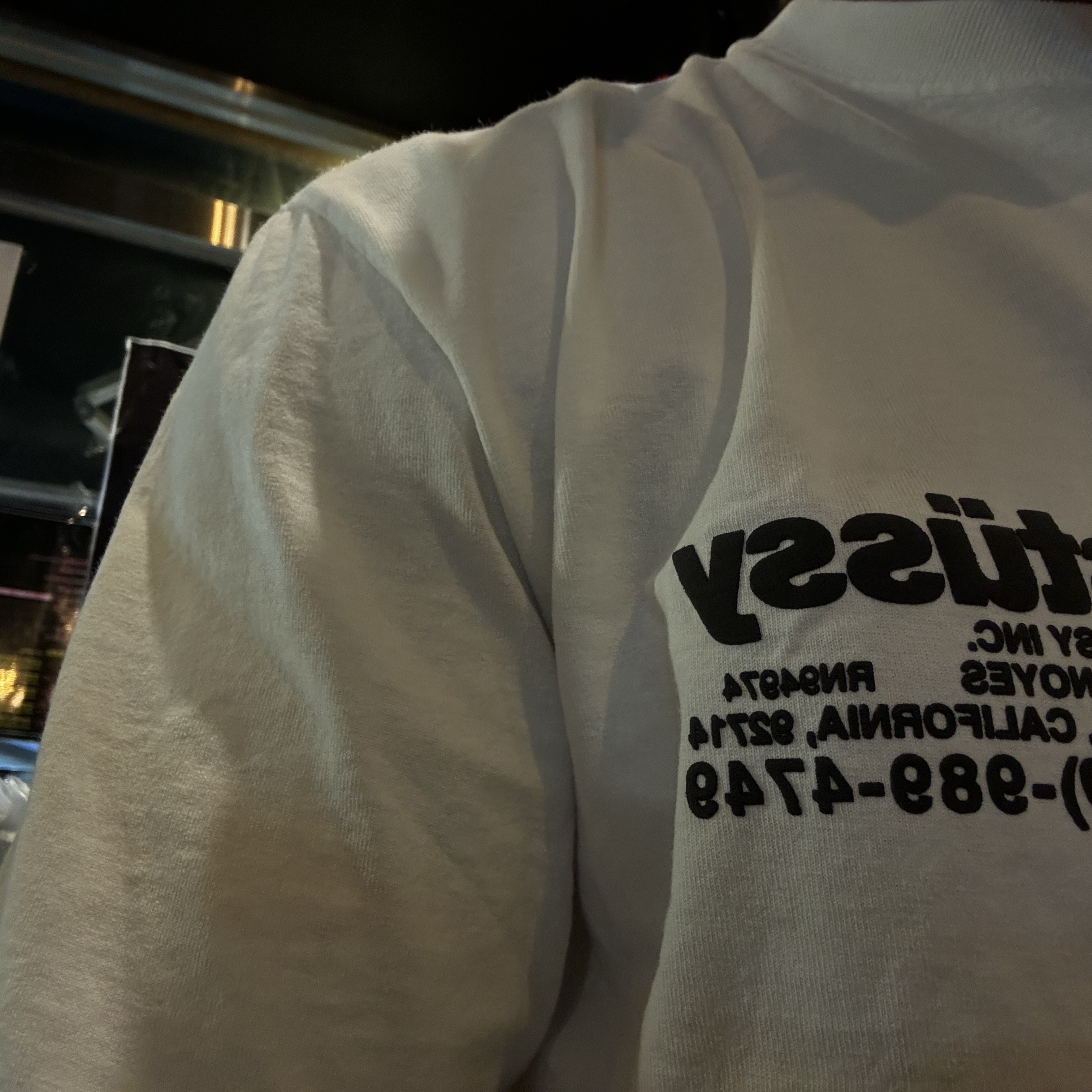 Stussy DNA Pigment Dyed T-Shirt Natural 착용 스타일