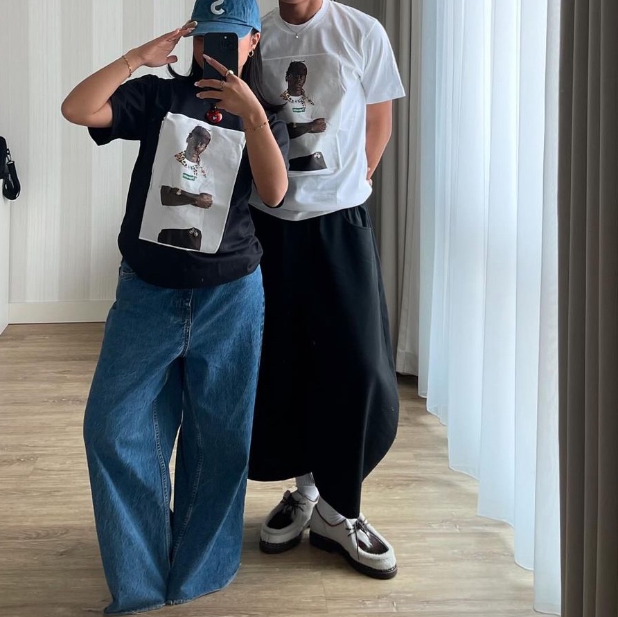 Supreme Tyler The Creator T-Shirt White - 24FW, Supreme Tyler The Creator T-Shirt Black - 24FW 착용 스타일