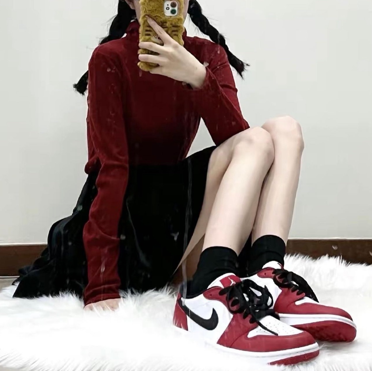 Jordan 1 Low Golf Chicago 착용 스타일 - 6