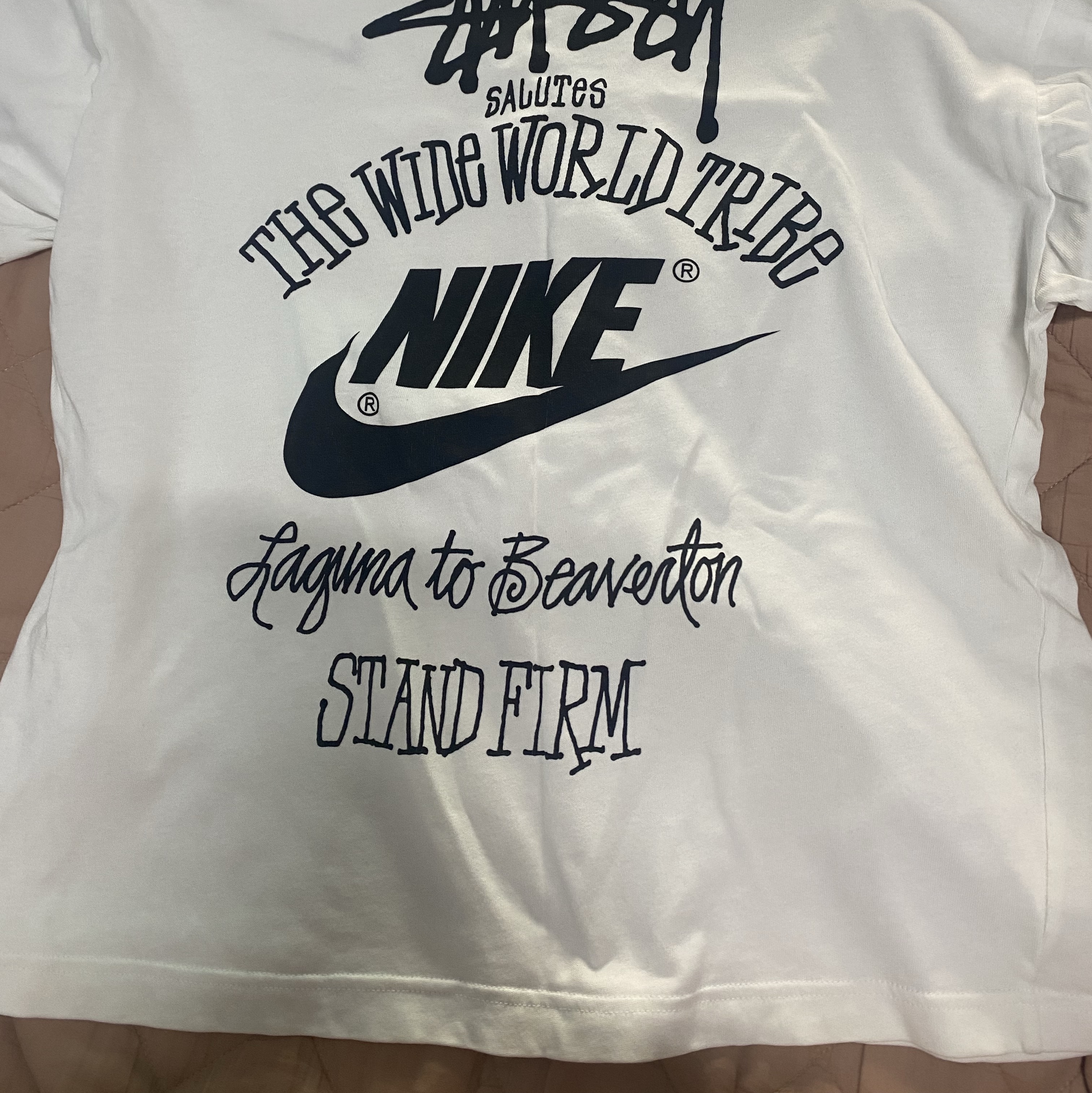 Nike x Stussy T-Shirt White (DV1774-100) 착용 스타일