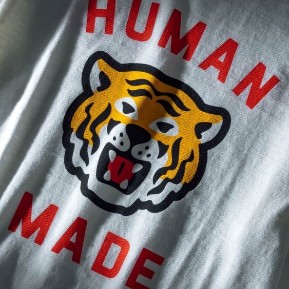 Human Made Graphic T-Shirt #6 Black, Human Made Stitch Work Shirt Black 착용 스타일 - 5