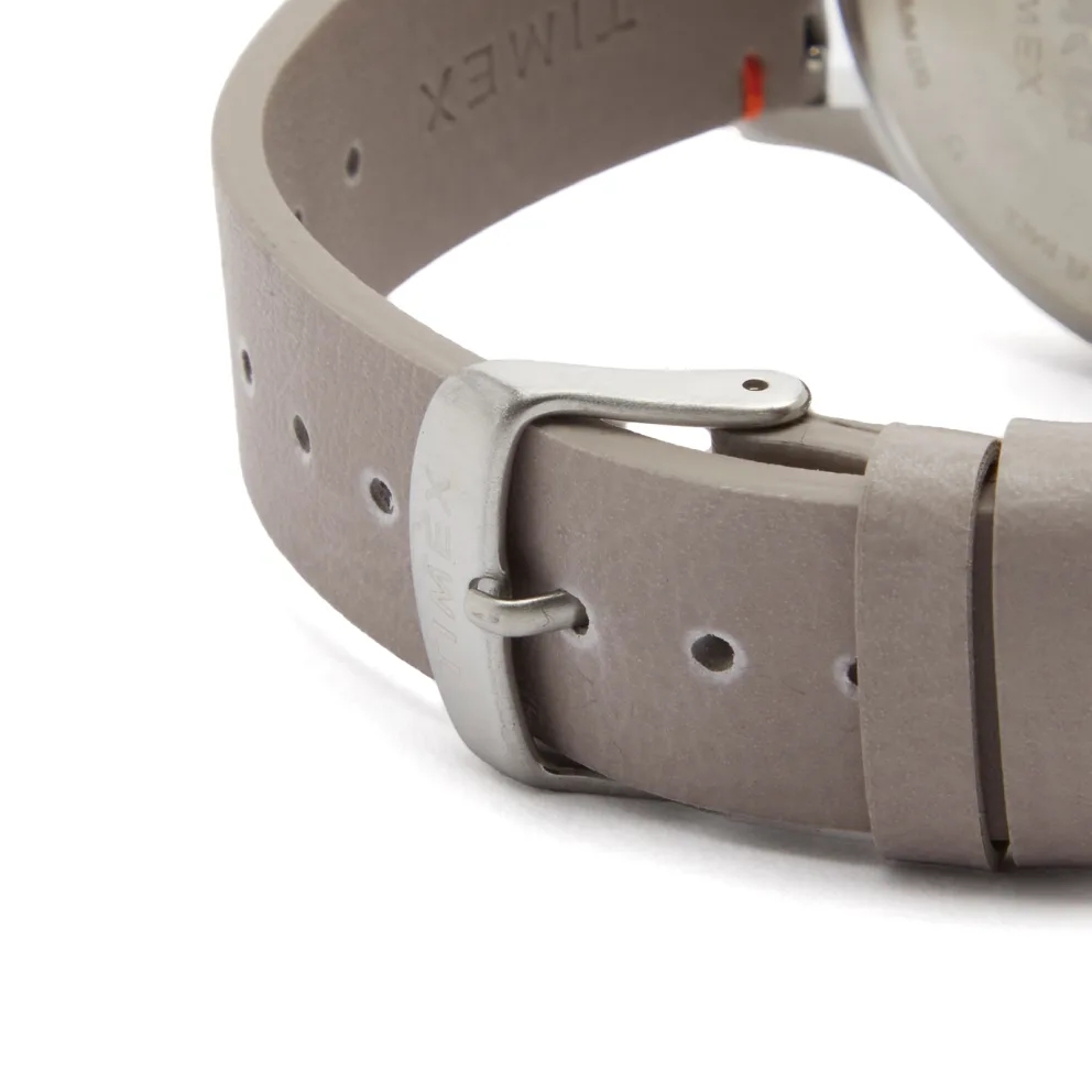Timex Expedition North Sierra Chronograph 42mm Leather Strap Watch ray Silver Tone 착용 스타일