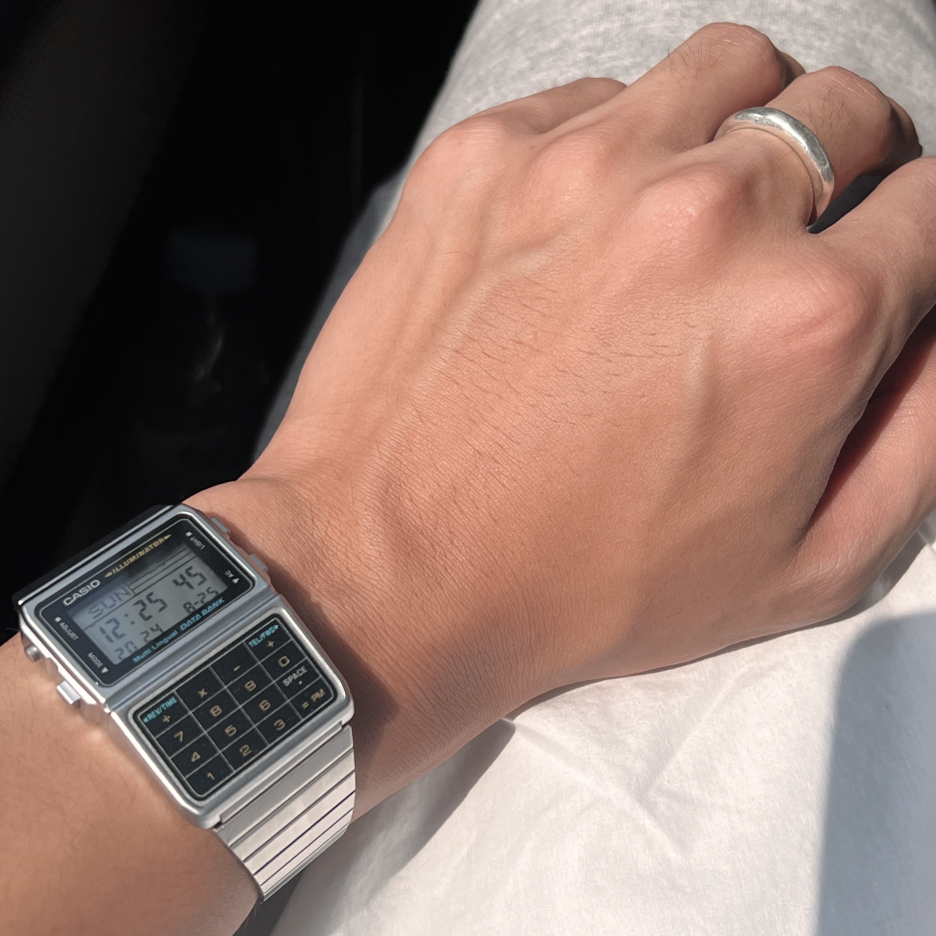 Casio DBC-611-1DF, Quarqor #3106 Ring 착용 스타일 - 1