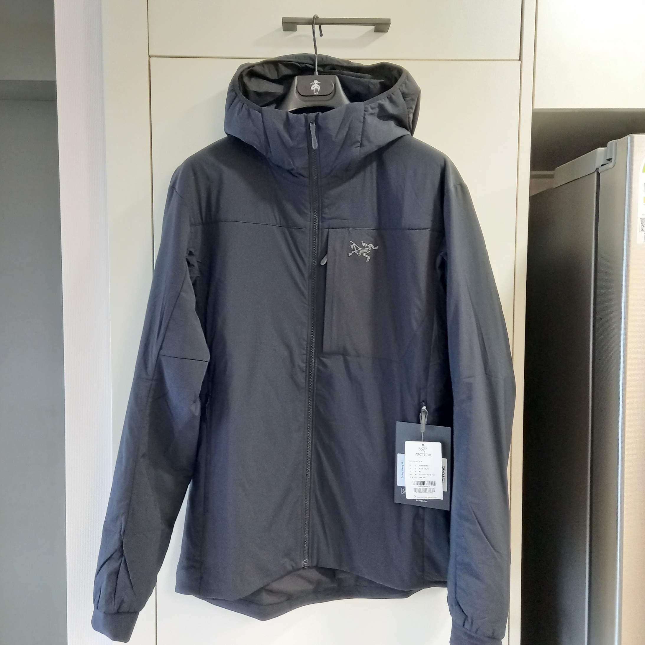 Arc'teryx Proton Hoody Black, Arc'teryx Proton Hoody Black 착용 스타일 - 1