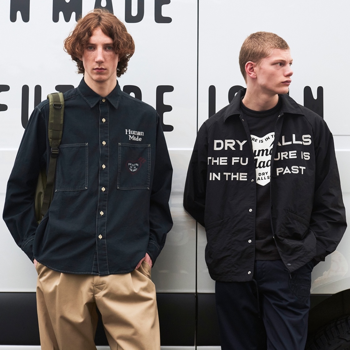 Human Made Graphic T-Shirt #6 Black, Human Made Stitch Work Shirt Black 착용 스타일 - 2