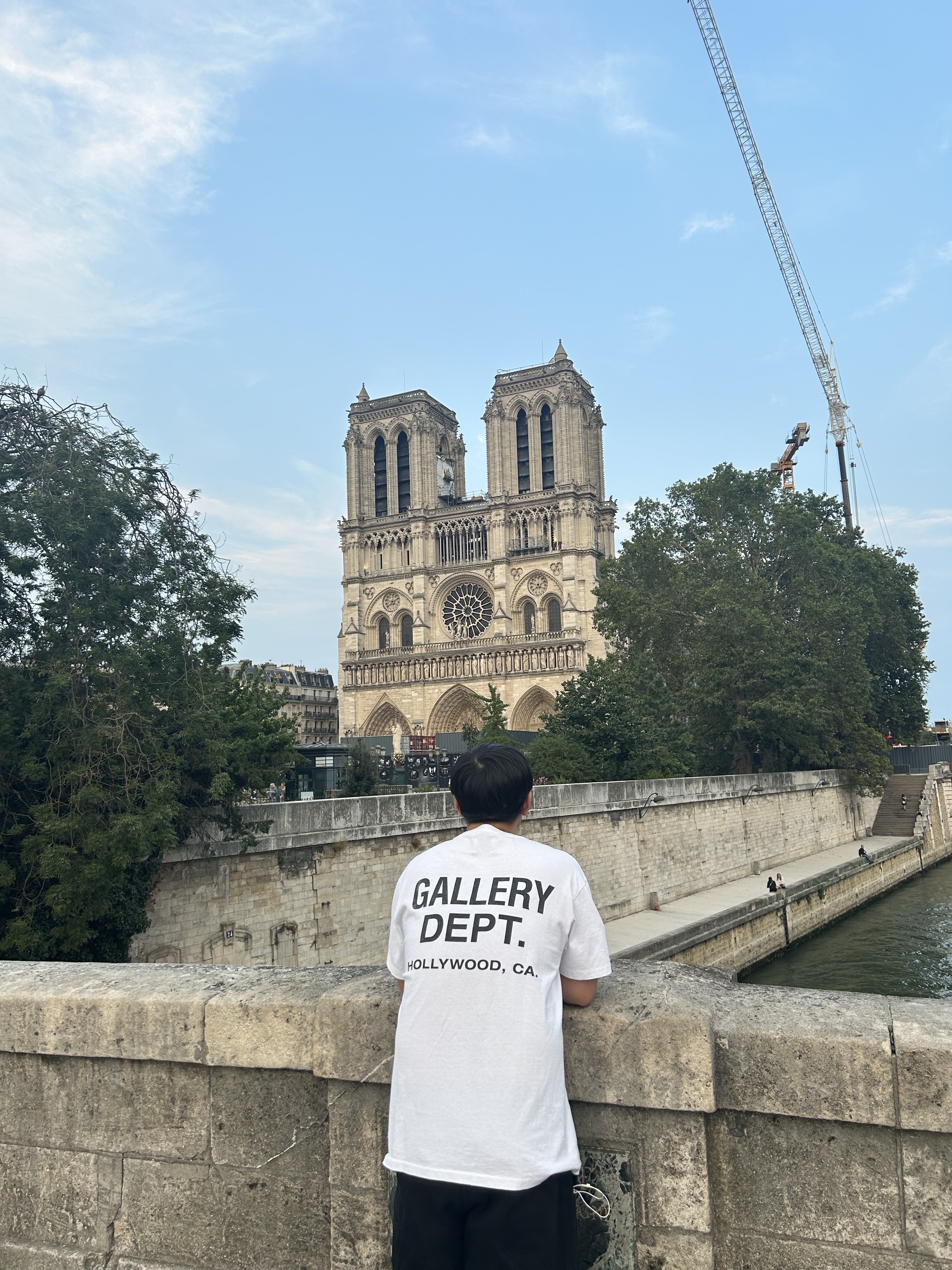 Gallery Dept. Souvenir T-Shirt White 착용 스타일