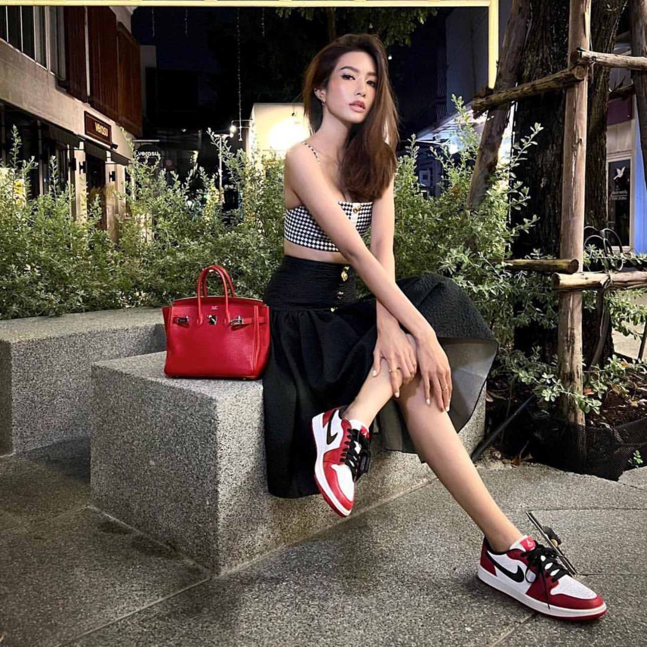Jordan 1 Low Golf Chicago 착용 스타일 - 1