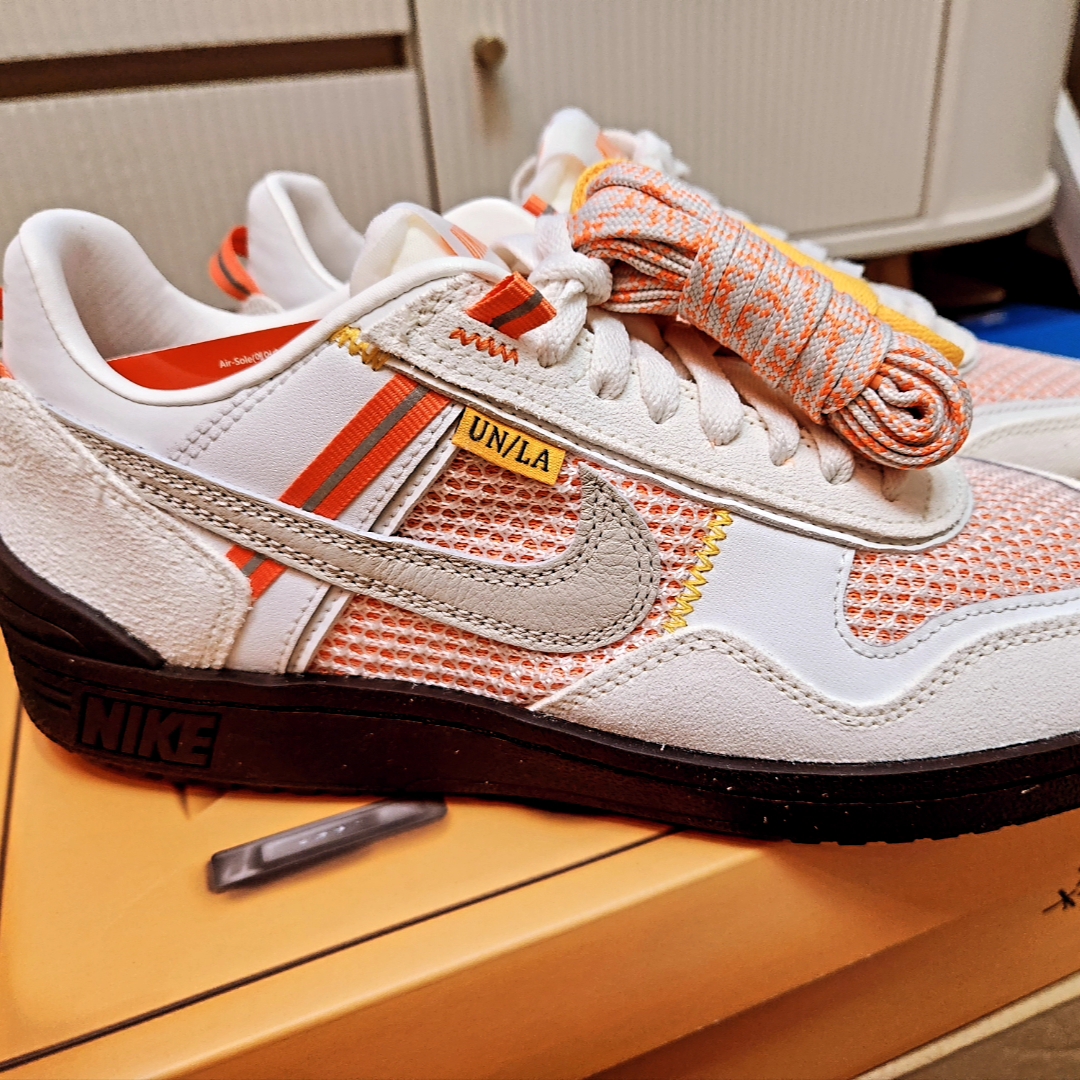 Nike x Union Field General SP Ivory and Light Orewood Brown 착용 스타일 - 3