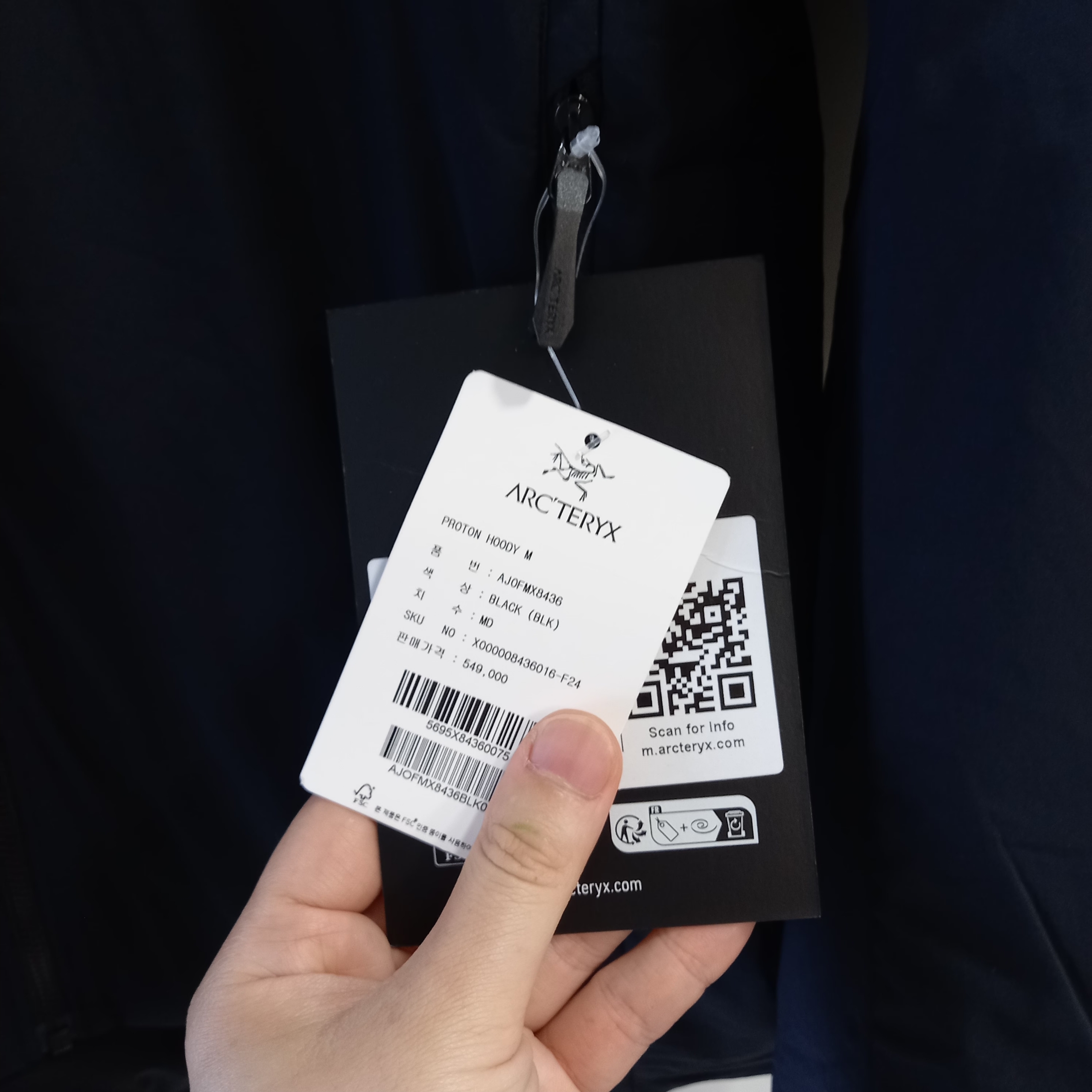 Arc'teryx Proton Hoody Black, Arc'teryx Proton Hoody Black 착용 스타일 - 8