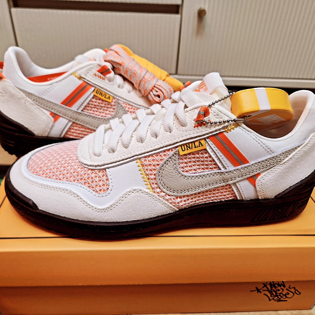 Nike x Union Field General SP Ivory and Light Orewood Brown 착용 스타일 - 1