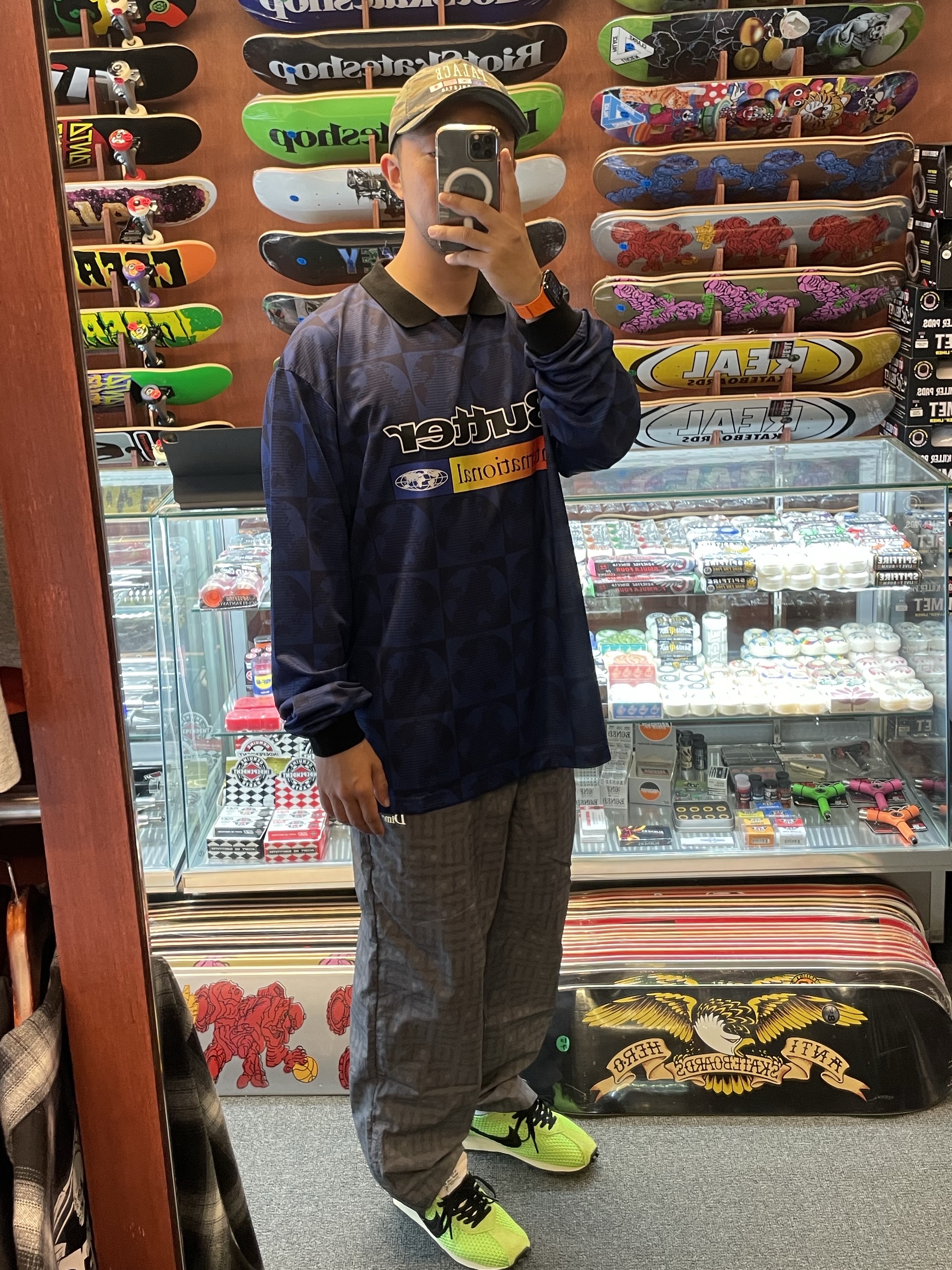 Nike x Stussy LD-1000 SP Action Green and Black, Palace x Gap Flag 6-Panel Camo - 24SS 착용 스타일