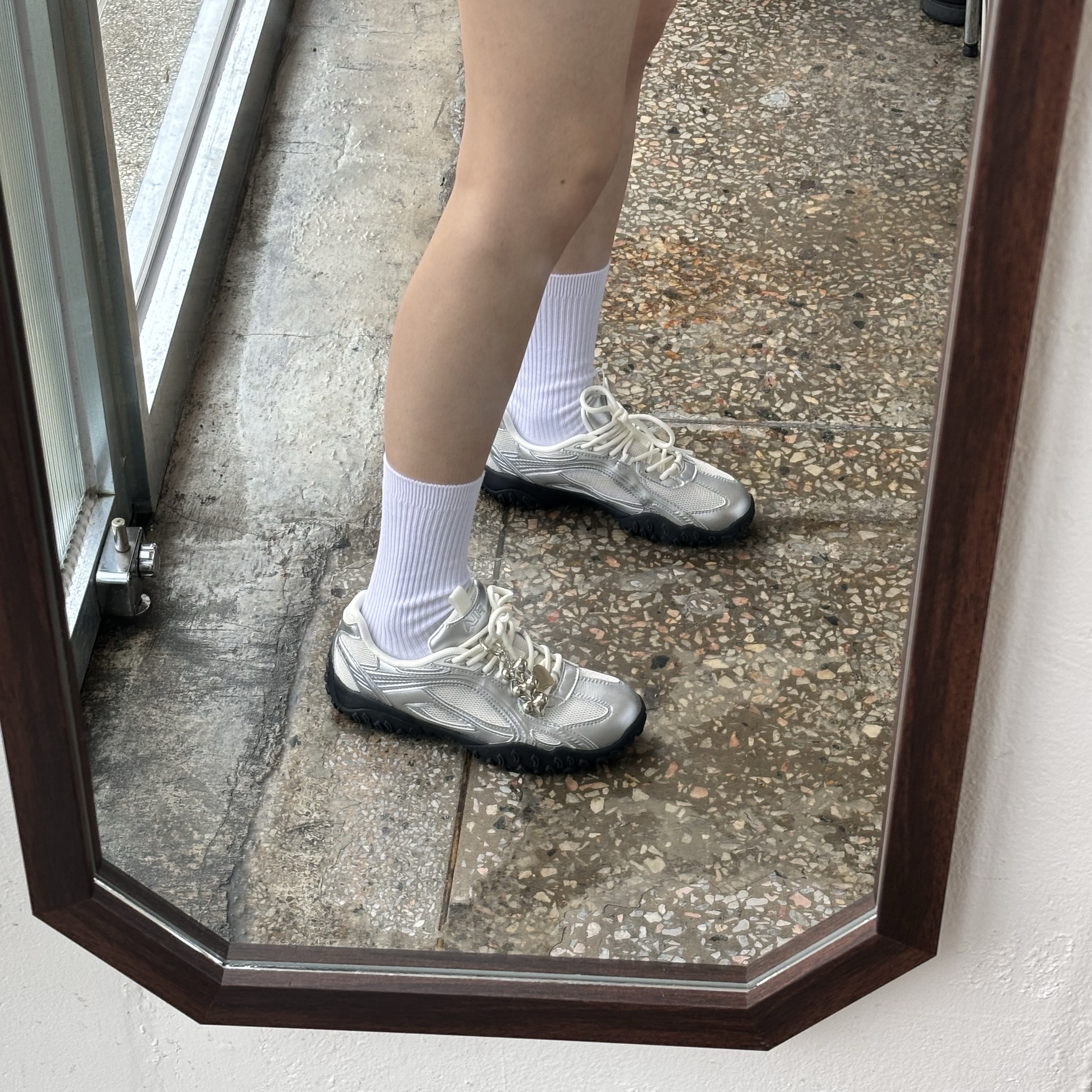Fila Echappe MS Silver Moon 착용 스타일 - 4