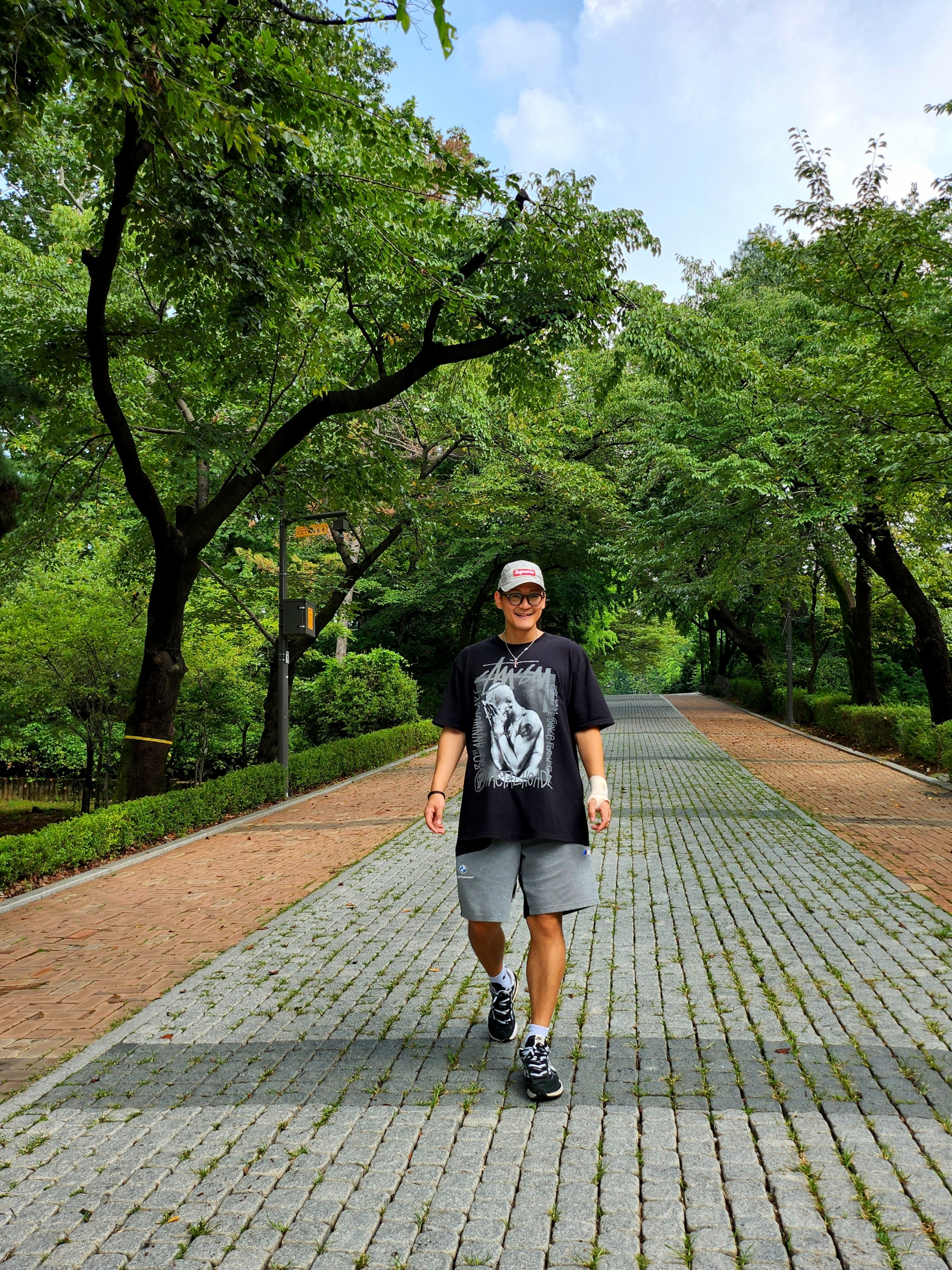 Stussy x Goldie Metalheadz 30 T-Shirt Black, Supreme Distressed Ripstop Camp Cap Stone - 23FW 착용 스타일 - 2