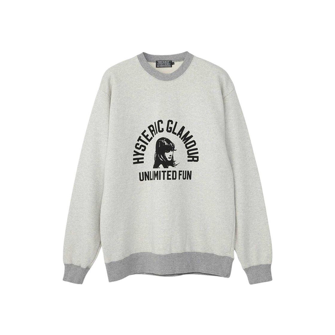 Hysteric Glamour Unlimited Fun Sweatshirt Top Gray 상세 이미지 1