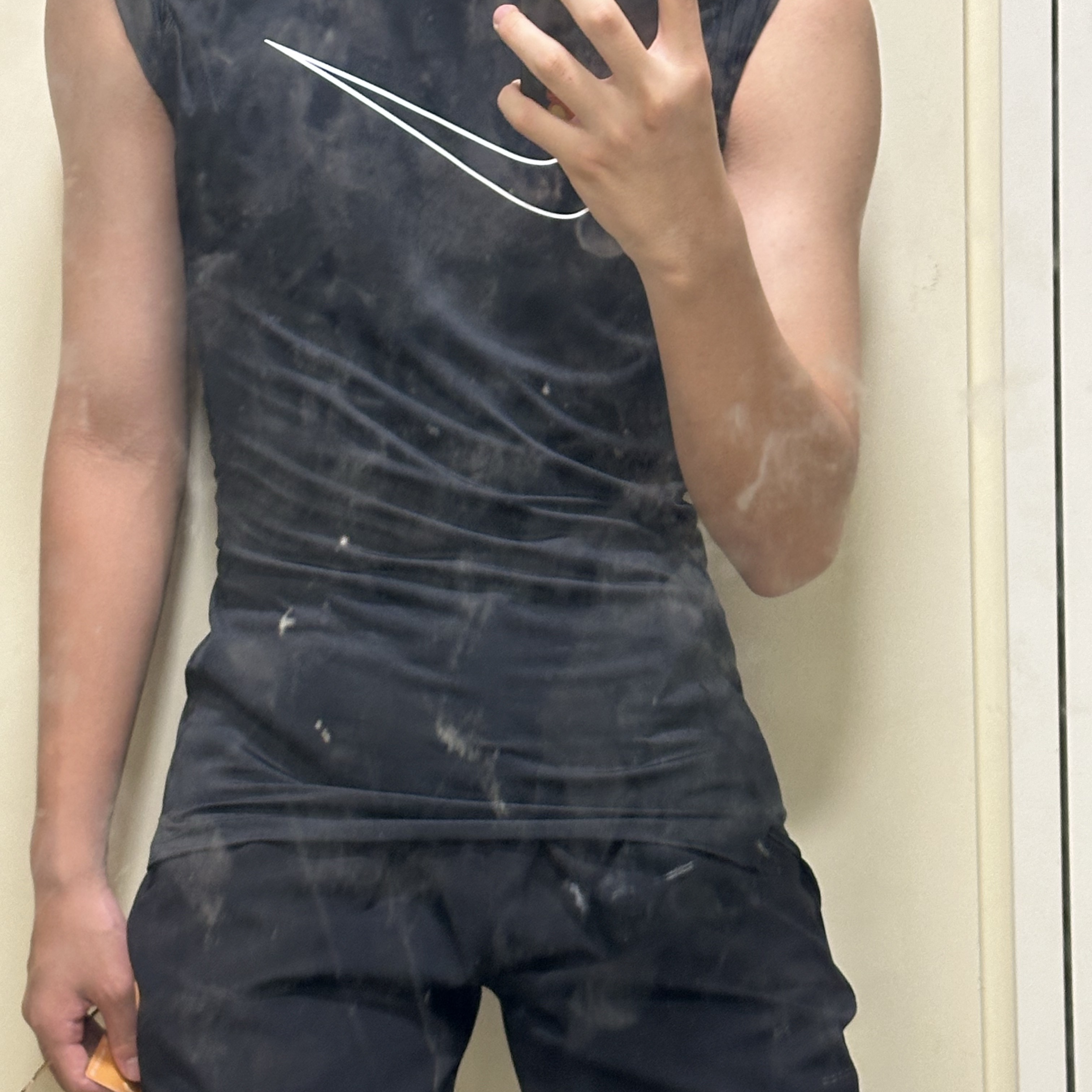 Nike Pro Dri-Fit Tight-Fit Short Sleeve Top Black - Asia 착용 스타일 - 2