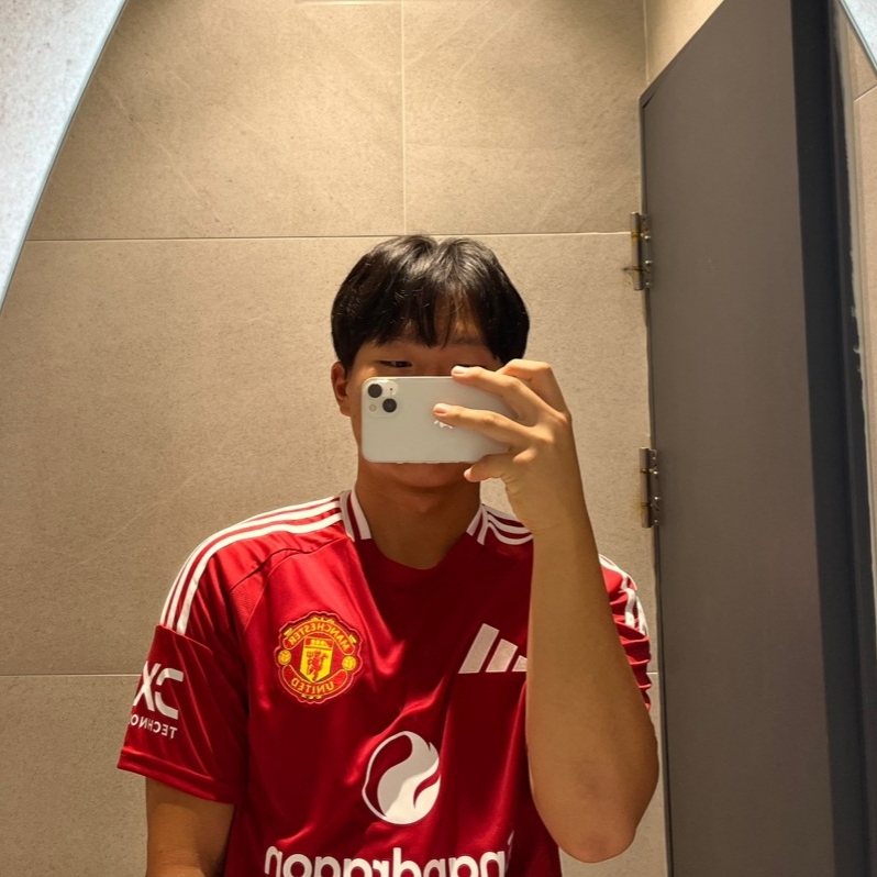 Adidas Manchester United 2024/25 Home Jersey Manchester United FC Red - KR Sizing (Non Marking Ver.) 착용 스타일