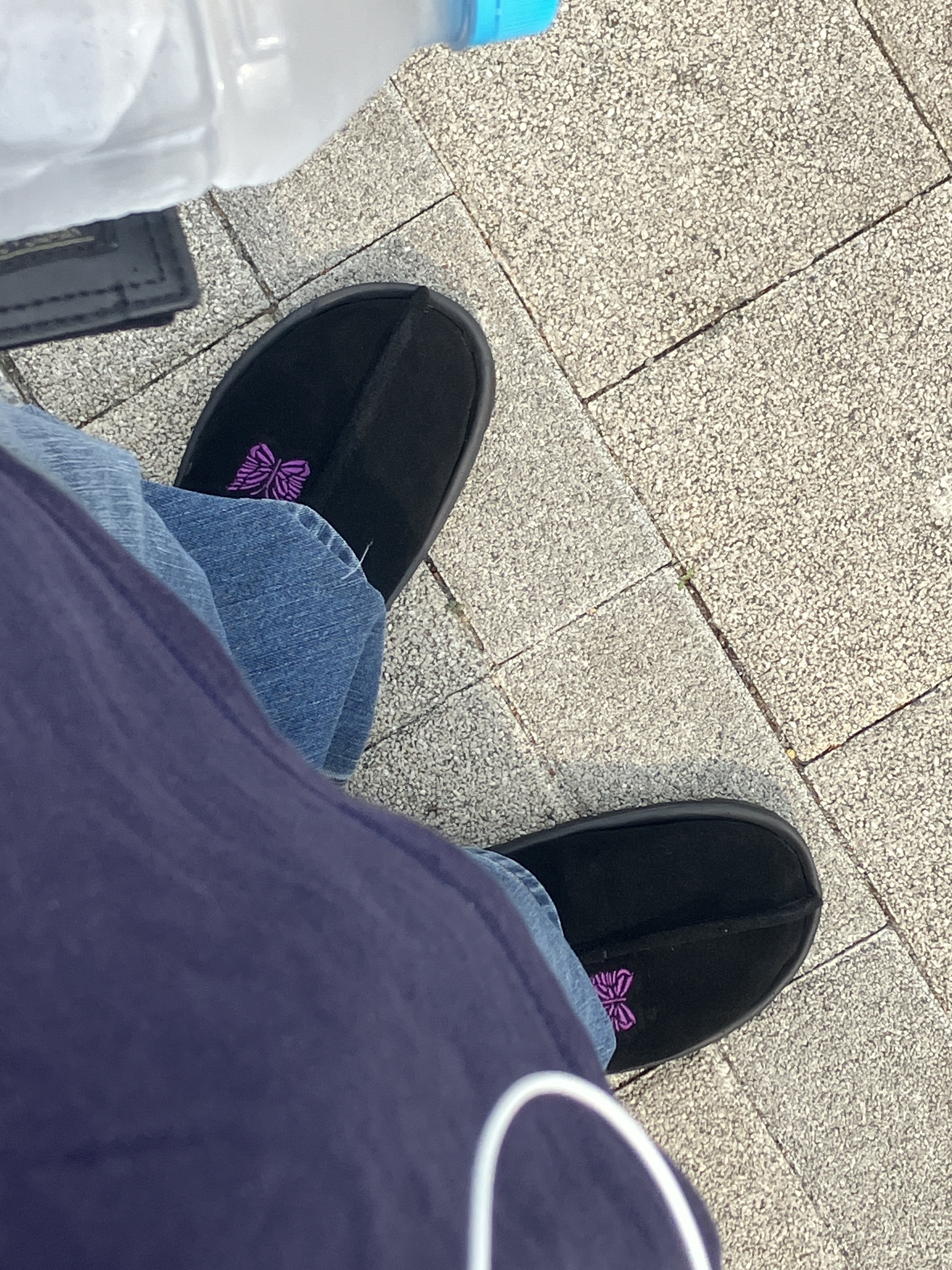 Reebok x Needles Beatnik Black 착용 스타일 - 1