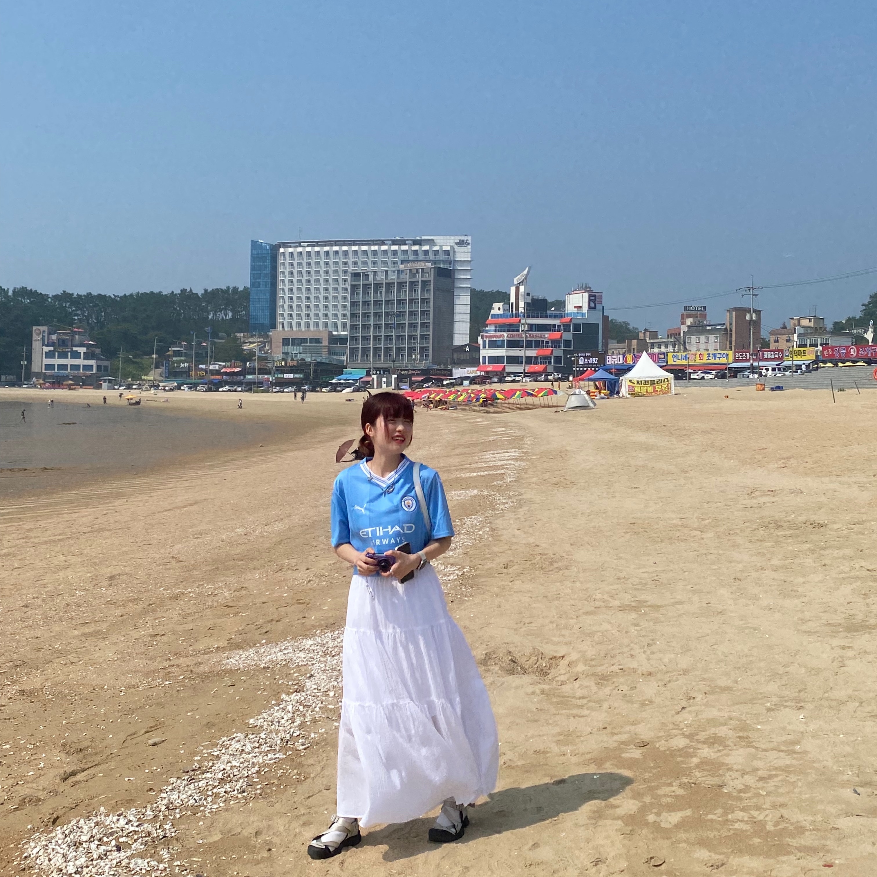 Puma Manchester City 2023/24 Home Jersey Team Light Blue (Non Marking Ver.), Puma Manchester City 2023/24 Home Authentic Jersey Team Light Blue (Non Marking Ver.) 착용 스타일