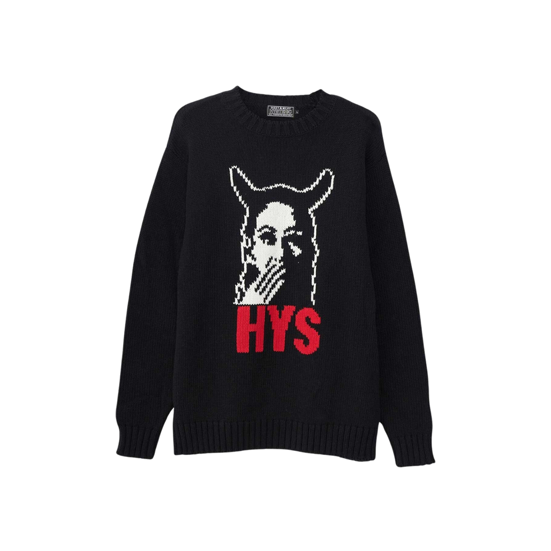 Hysteric Glamour Speak No Evil Knit Sweater Black 상세 이미지 1