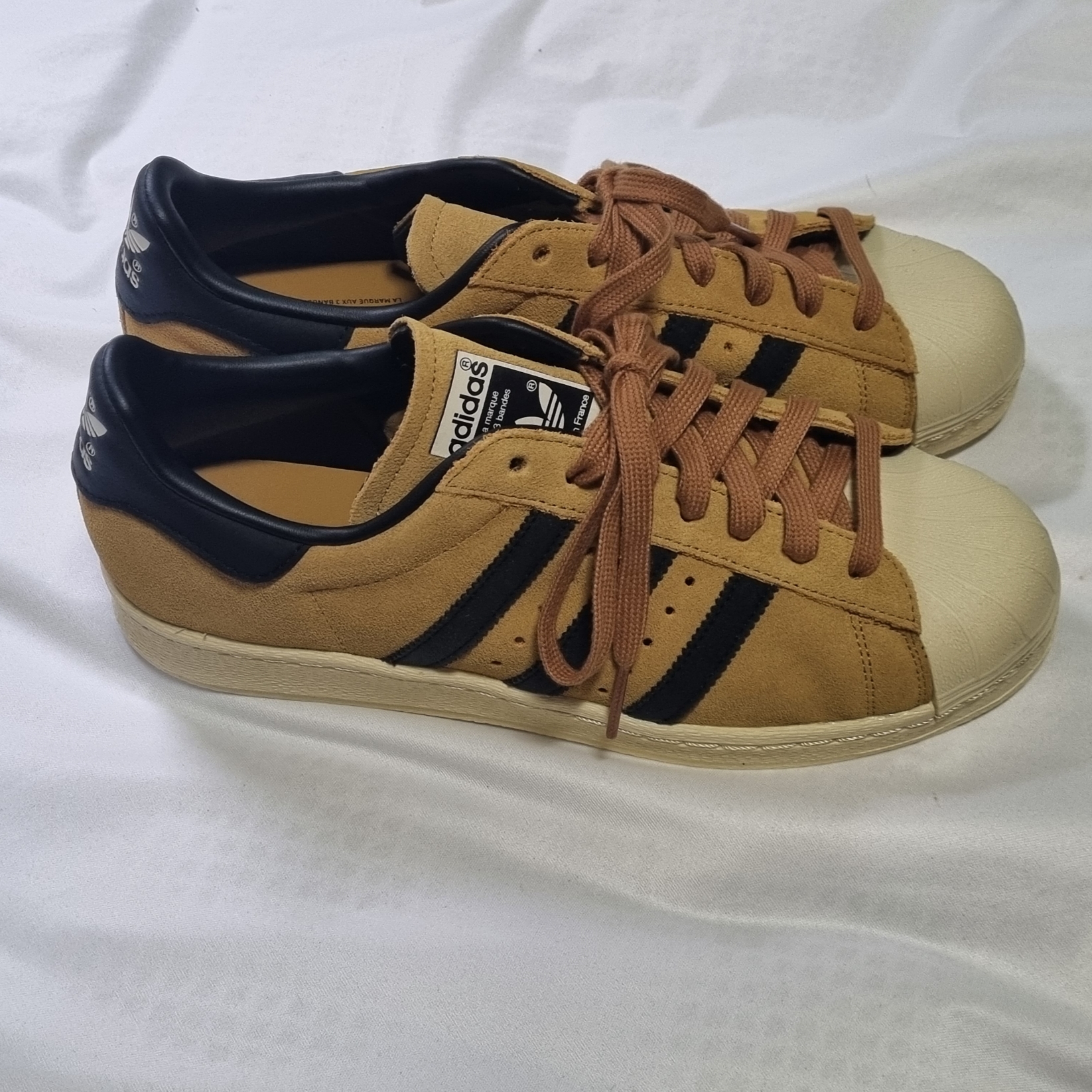 Adidas Superstar 82 Mesa Core Black 착용 스타일 - 1