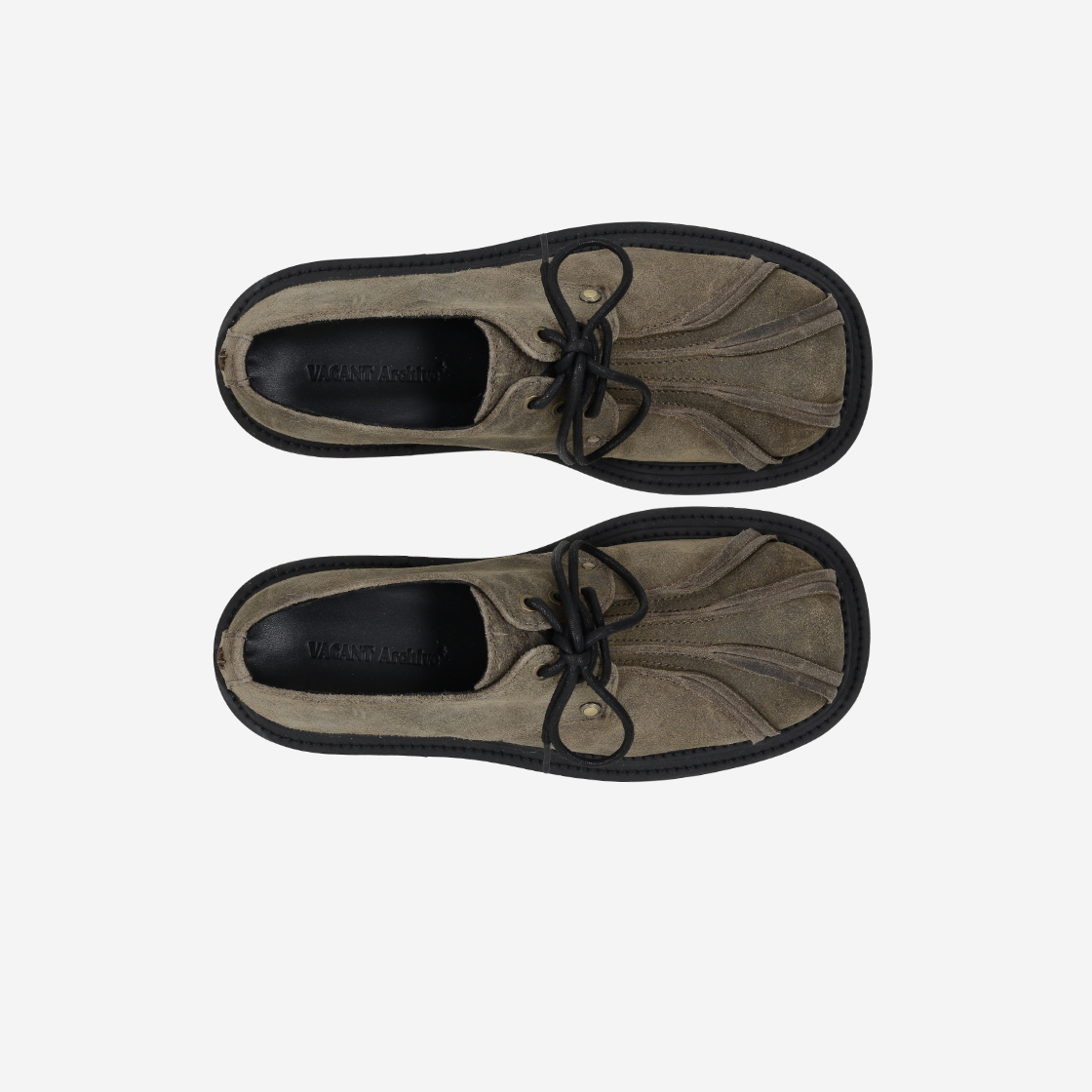 베이컨트 아카이브 맨 프레멘 더비슈즈 카키(Vacant Archive Men Fremen Derby Shoes Khaki) - 2