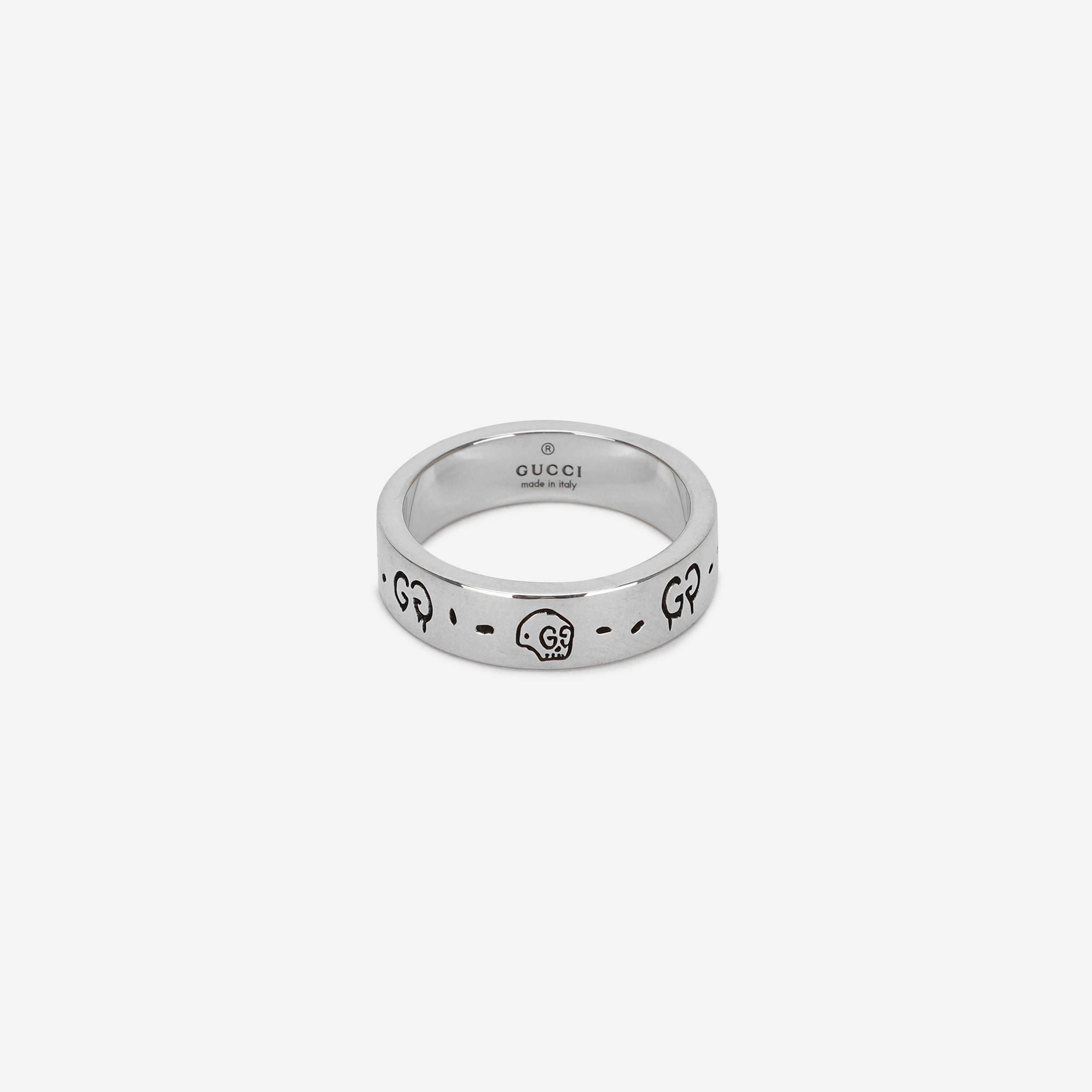 Gucci Ghost Ring Silver 6mm