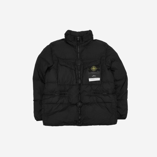 Stone Island 40123 Garment Dyed Crinkle Reps R-NY Down Jacket Black - 22FW