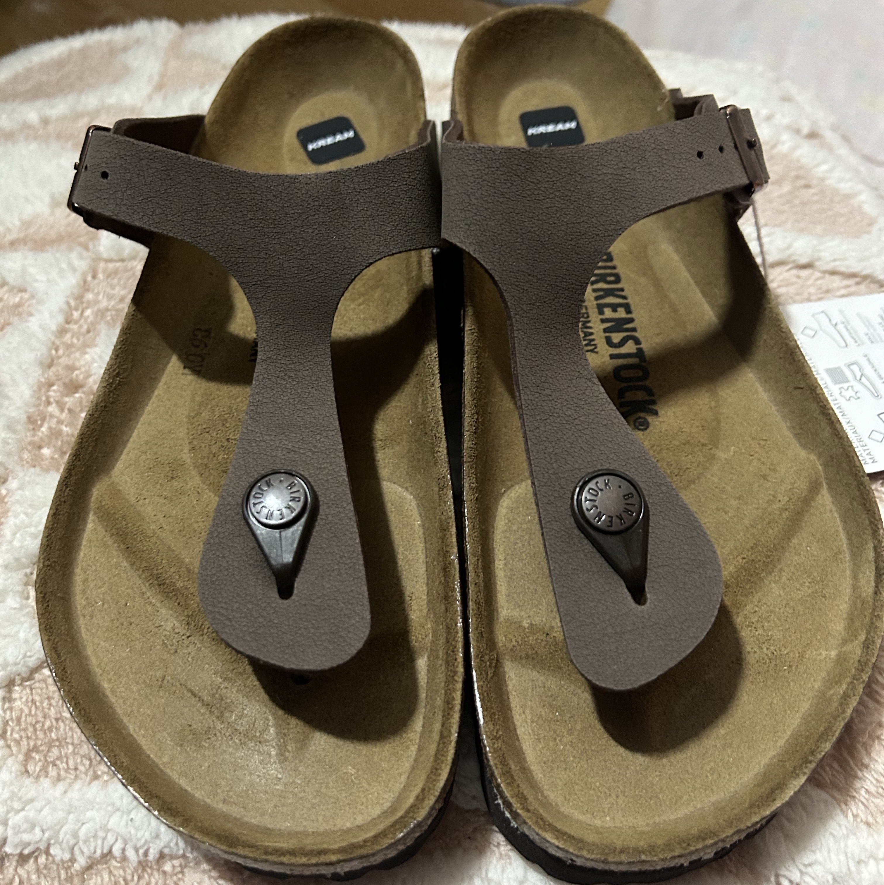 Birkenstock Gizeh Mocca - Regular 착용 스타일