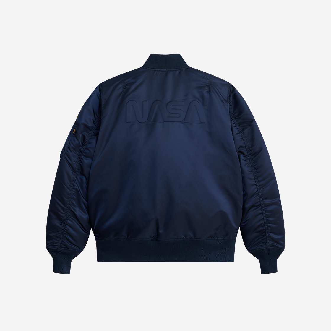 ALPHA INDUSTRIES MA-1 NASA 刺繍ワッペン ネイビー