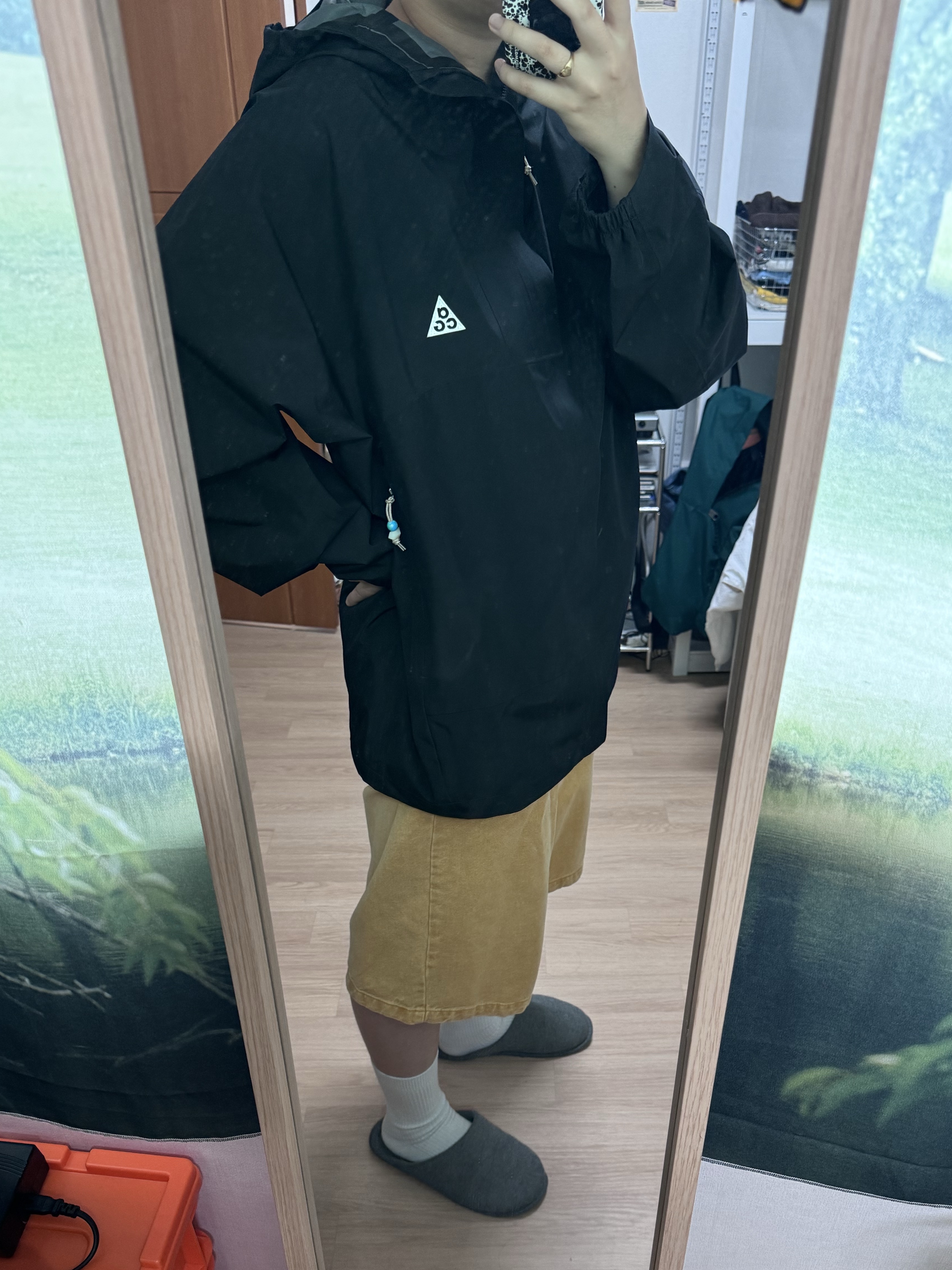 Nike ACG Storm-Fit ADV Cascade Rains Full Zip Jacket Black - Asia 착용 스타일 - 1