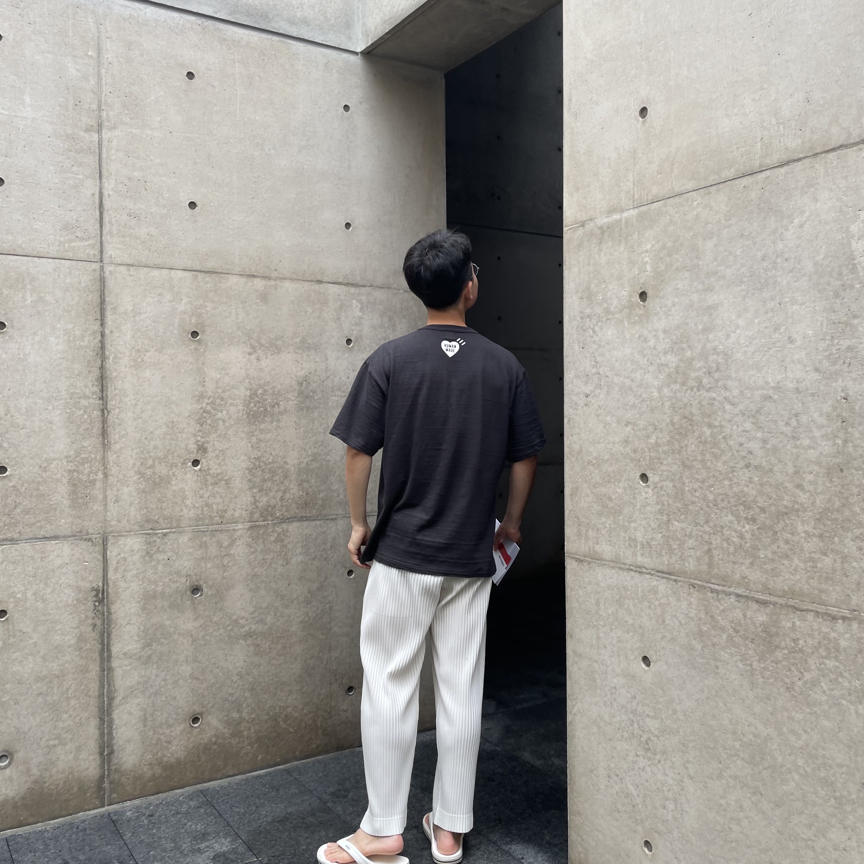 Human Made Graphic T-Shirt #8 Black 착용 스타일