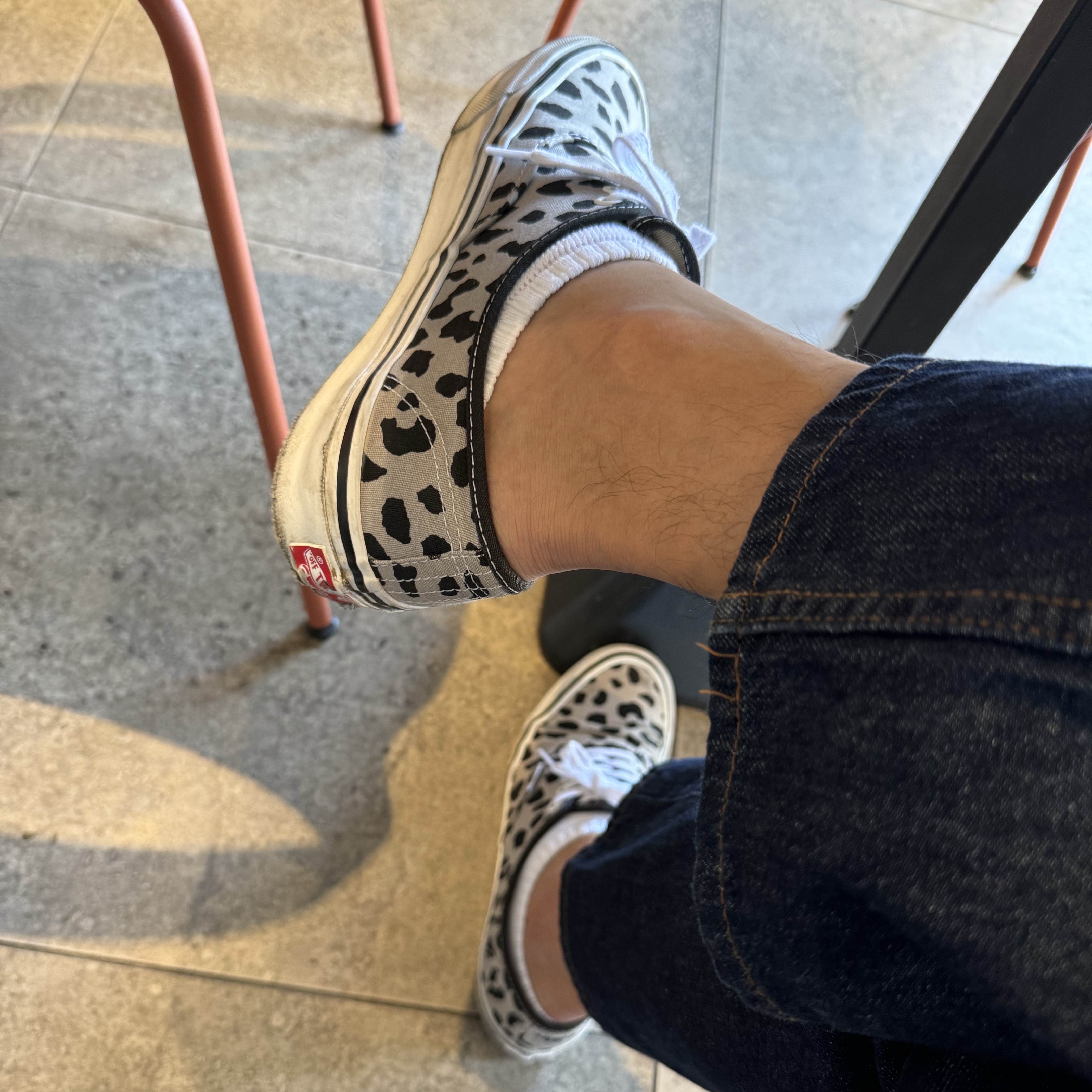 Vans Vault x Wacko Maria OG Authentic LX Leopard Grey 착용 스타일