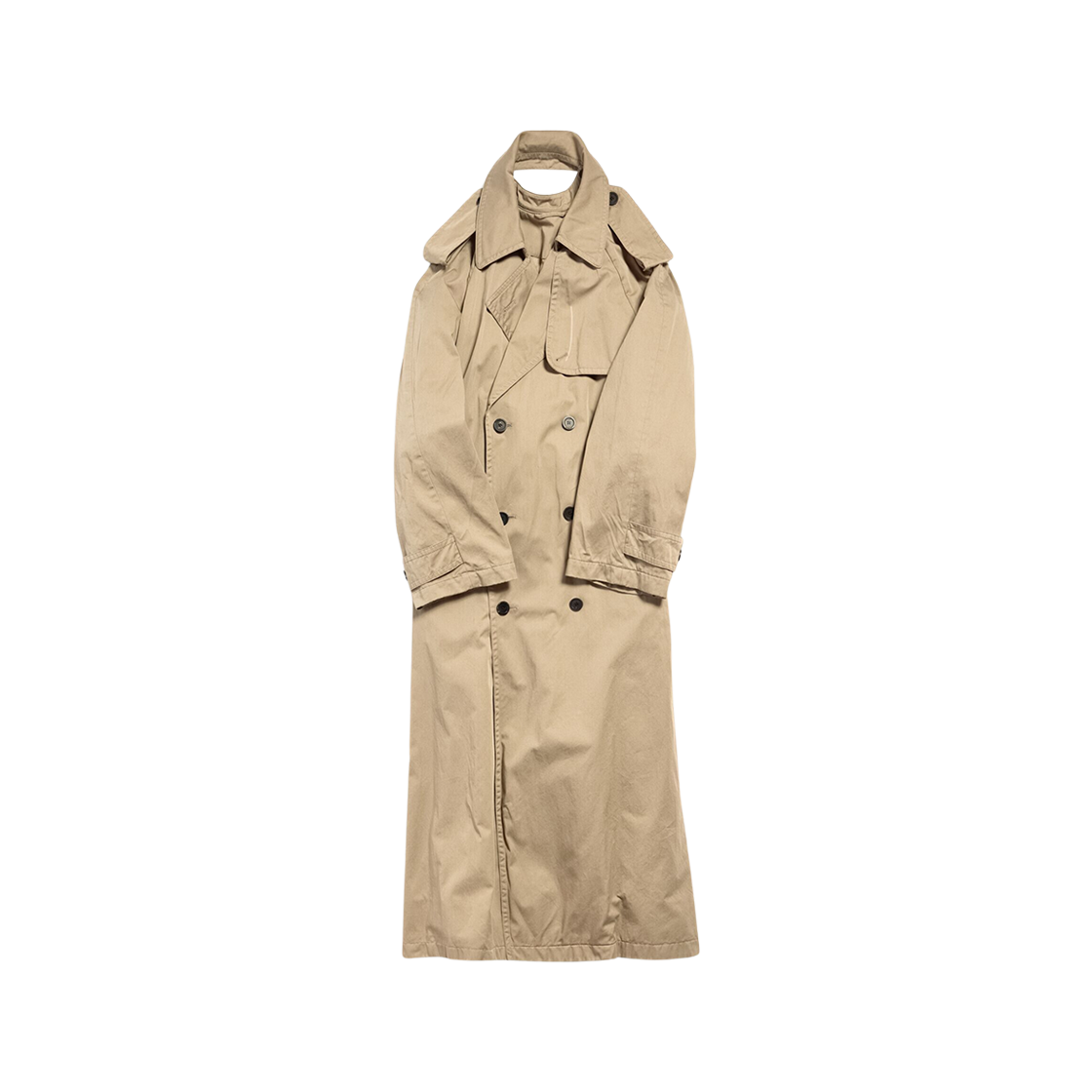 (W) Balenciaga Suspended Trench Dress Beige 상세 이미지 1