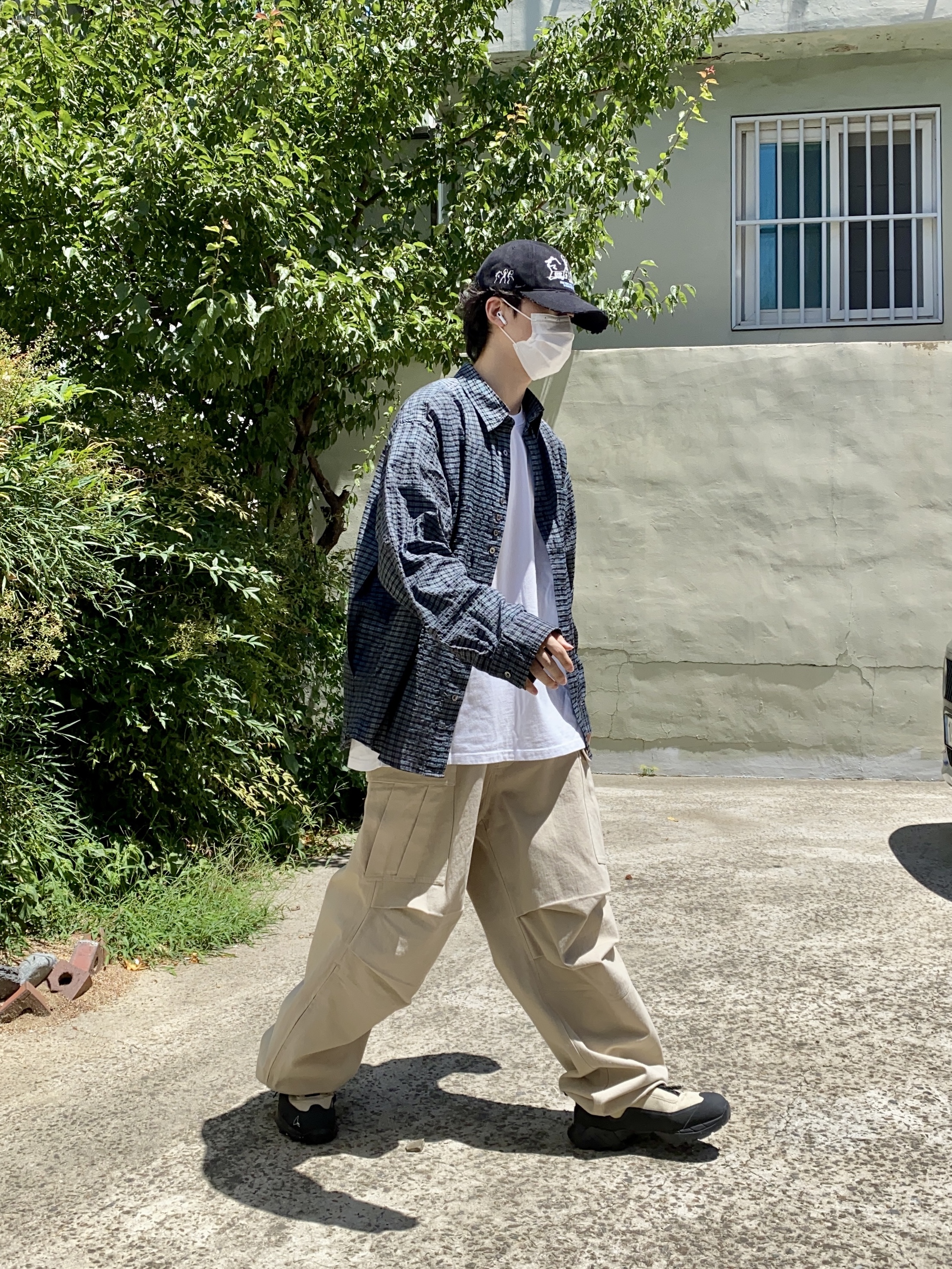 Nonnod Side Zip Cargo Pants Beige, Roa Hiking Roa Katharina Sand Brown 착용 스타일 - 2