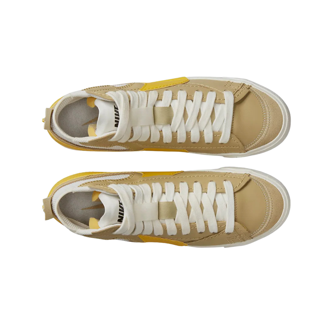 (W) 나이키 블레이저 미드 '77 점보 위트 그래스 비비드 설퍼((W) Nike Blazer Mid '77 Jumbo Wheat Grass Vivid Sulfur) - 2