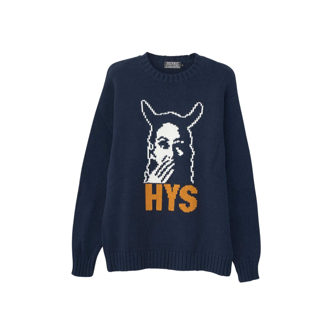 Hysteric Glamour Speak No Evil Knit Sweater Navy 상세 이미지 1