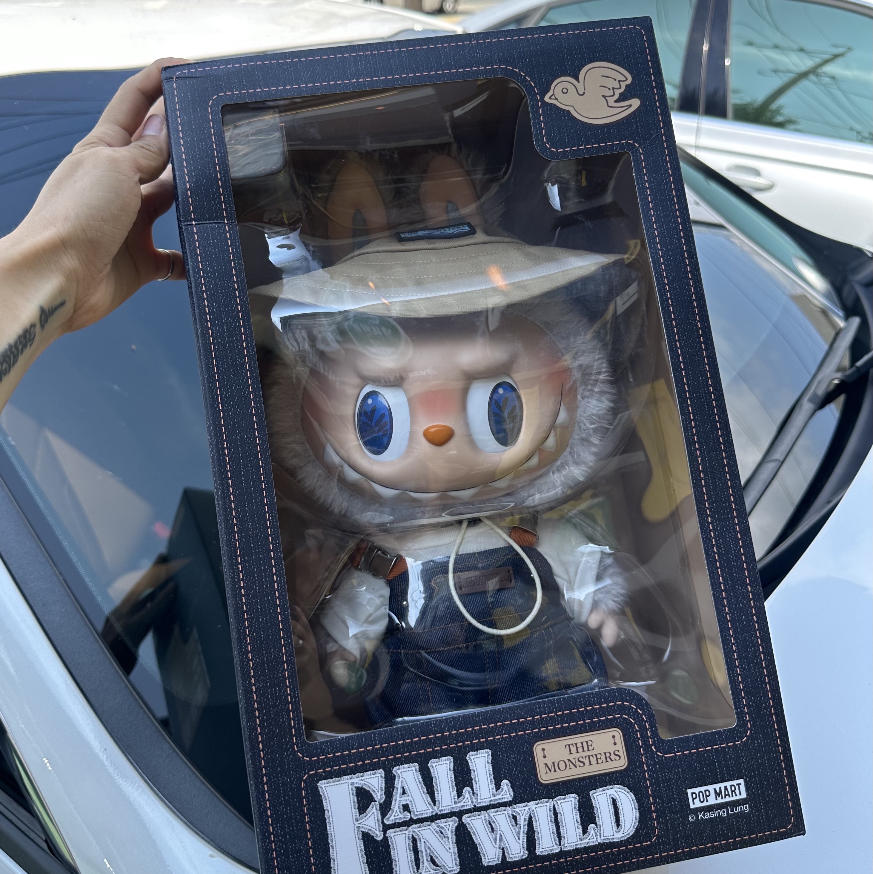 Pop Mart The Monsters Fall In Wild Labubu Series Plush Doll 착용 스타일 - 3