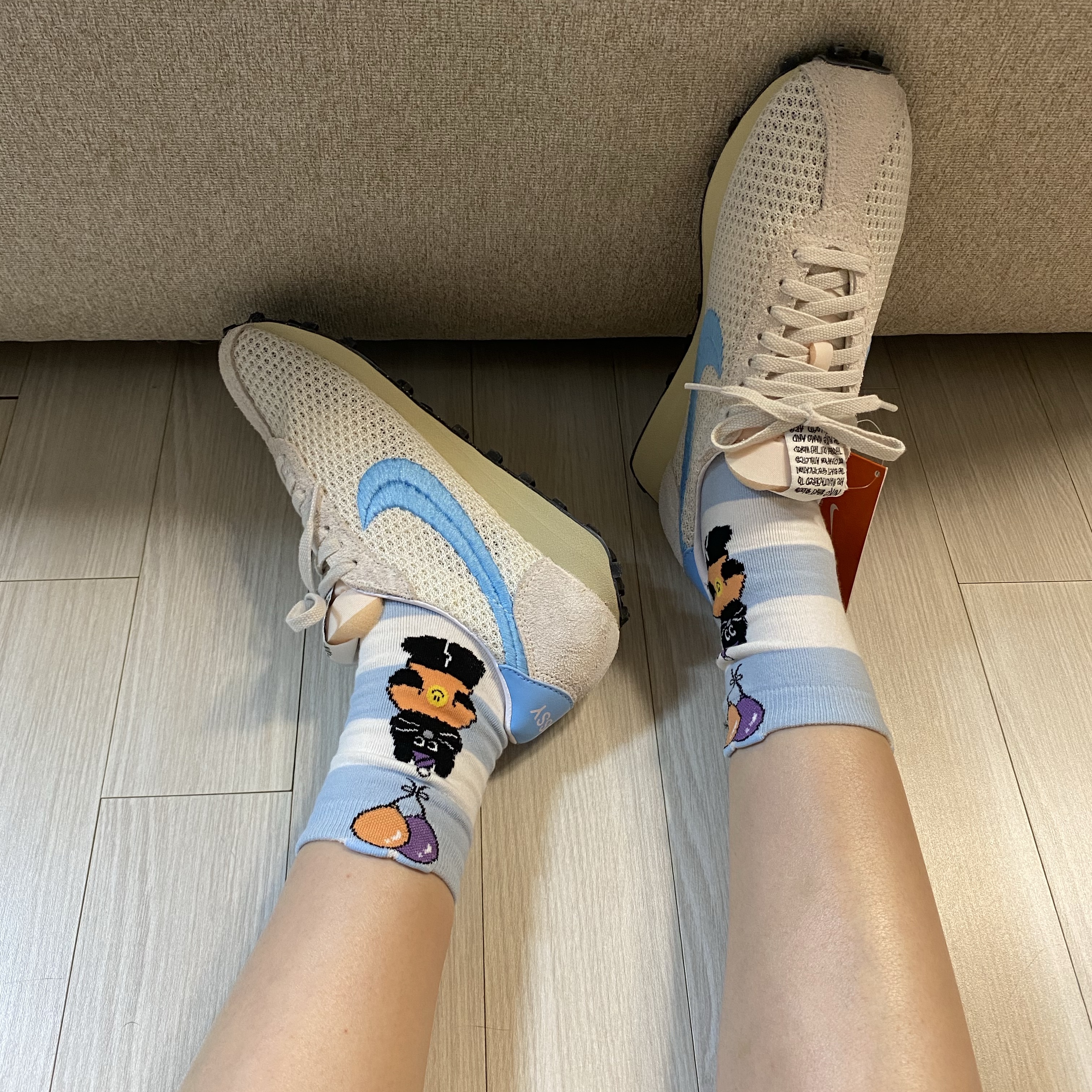 Nike x Stussy LD-1000 SP Phantom Aquarius Blue 착용 스타일 - 1