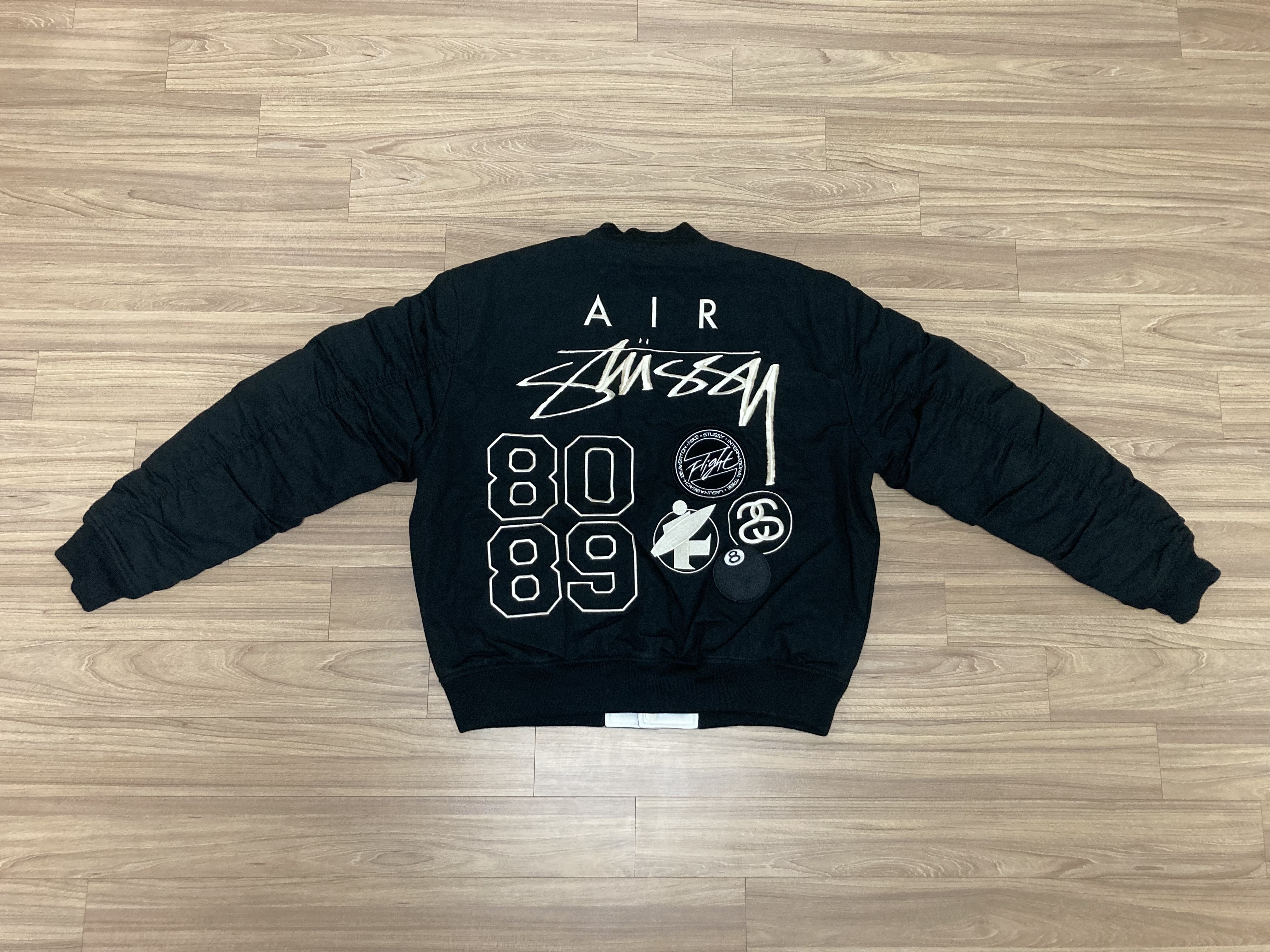 Nike x Stussy Reversible Jacket Black (FJ9153-010) 착용 스타일 - 2