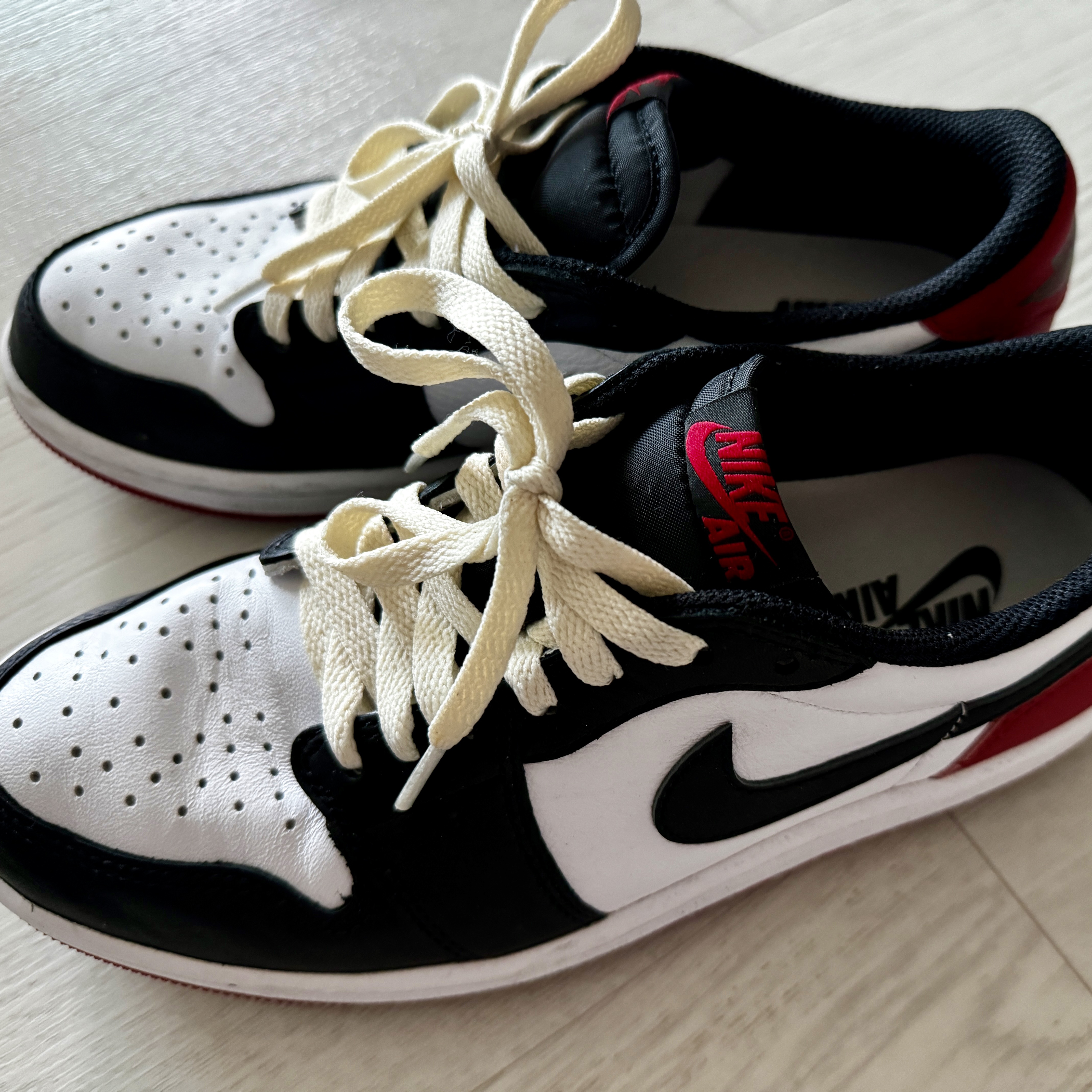 Jordan 1 Retro Low OG Black Toe 착용 스타일