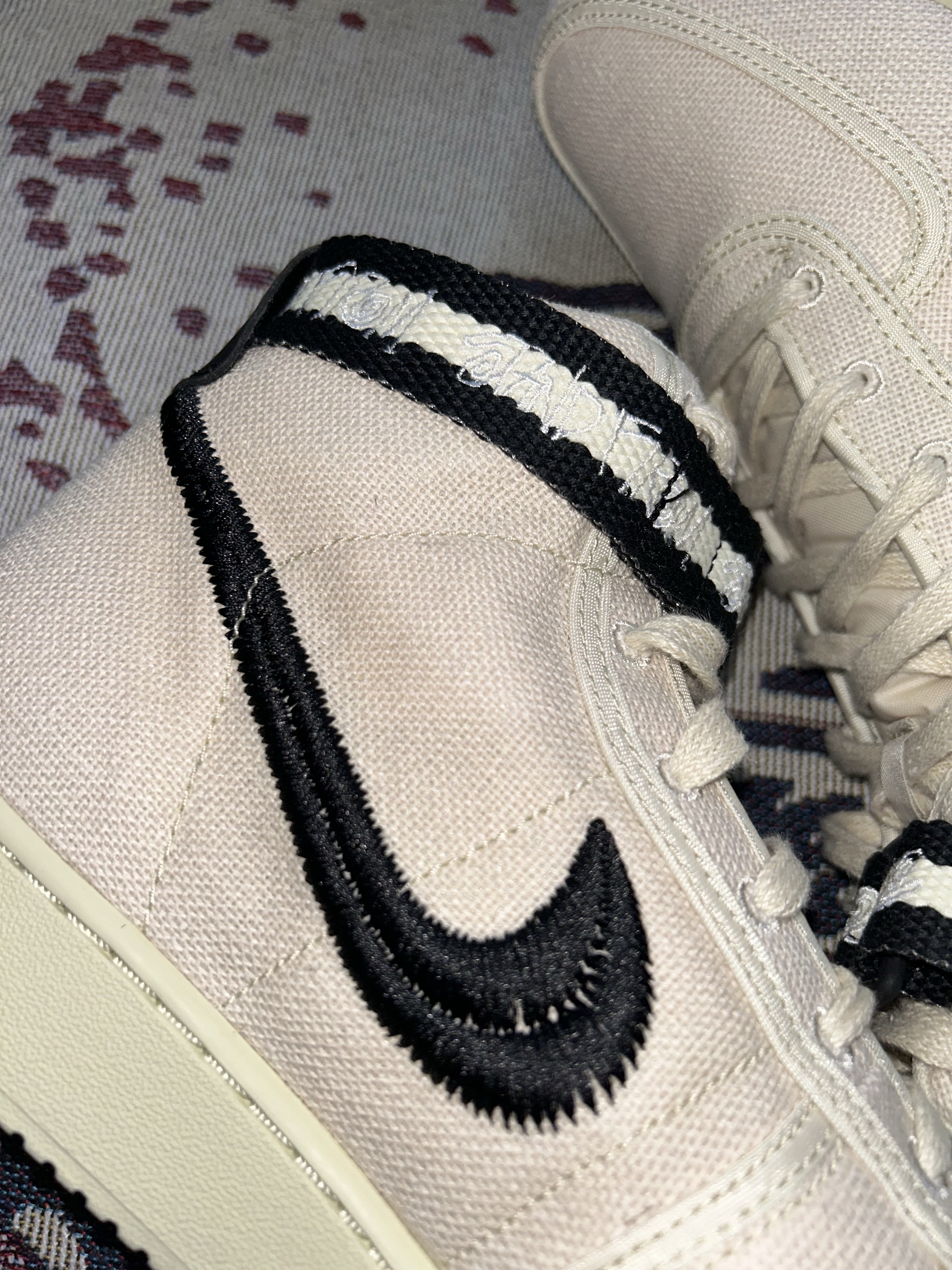 Nike x Stussy Vandal High Fossil 착용 스타일 - 6