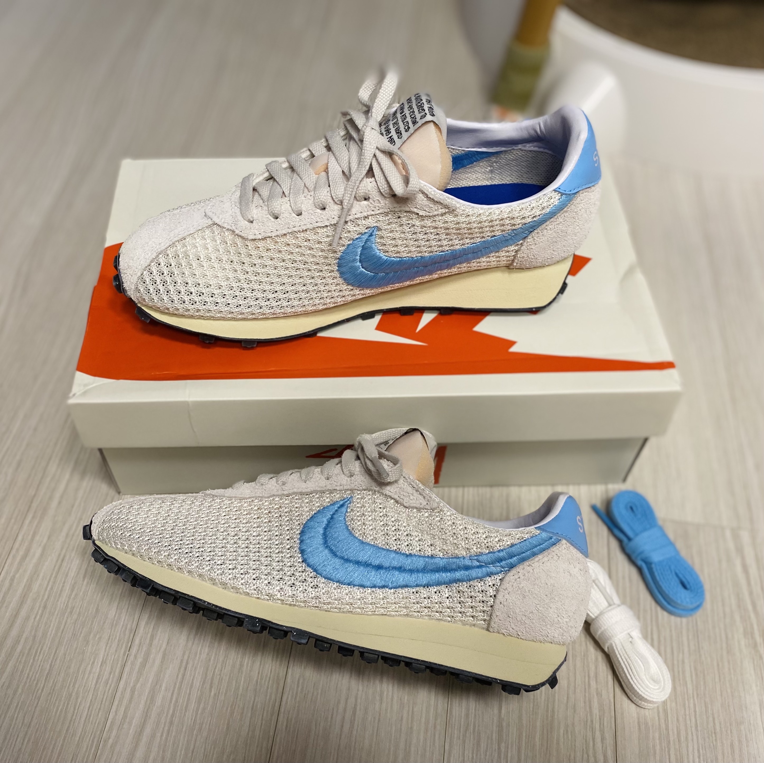 Nike x Stussy LD-1000 SP Phantom Aquarius Blue 착용 스타일 - 2