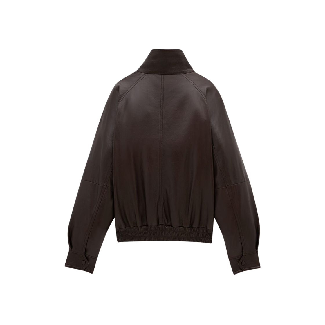 (W) Saint Laurent Bomber Jacket In Lambskin Marron 상세 이미지 3