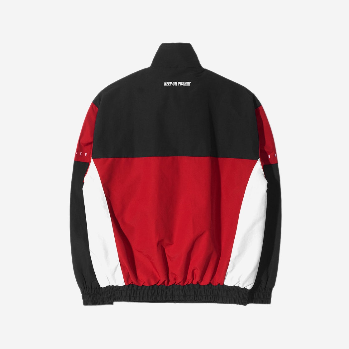 Q4AMJK001BRD QT8 Garments TL Old Track Jacket Black/Red - #2